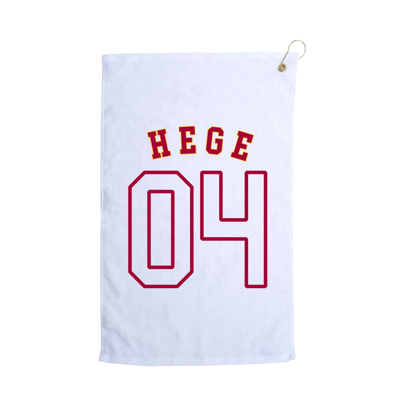 Golf Towel — Shirsey Arch in White
