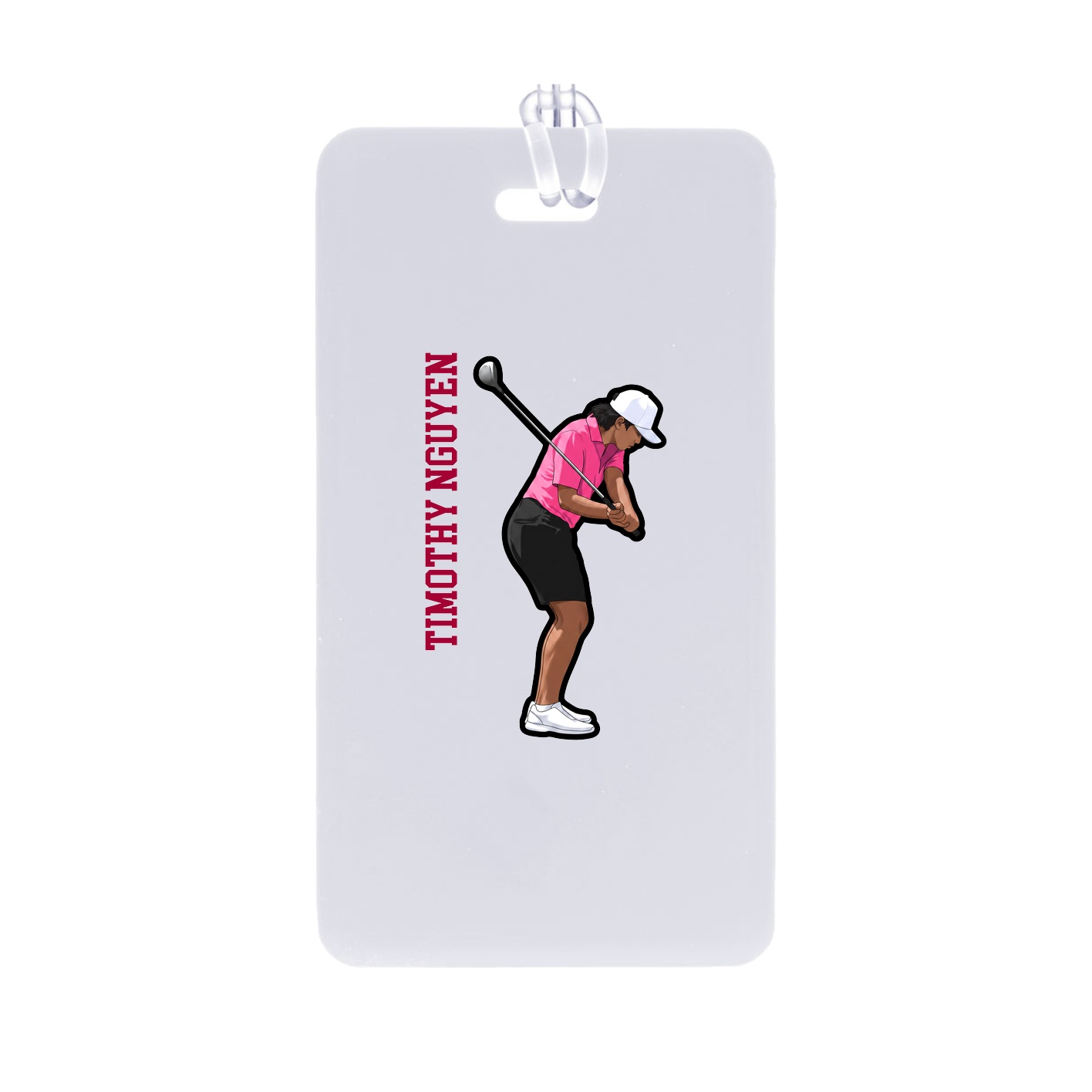 Bag Tag — Name Vertical in Classic