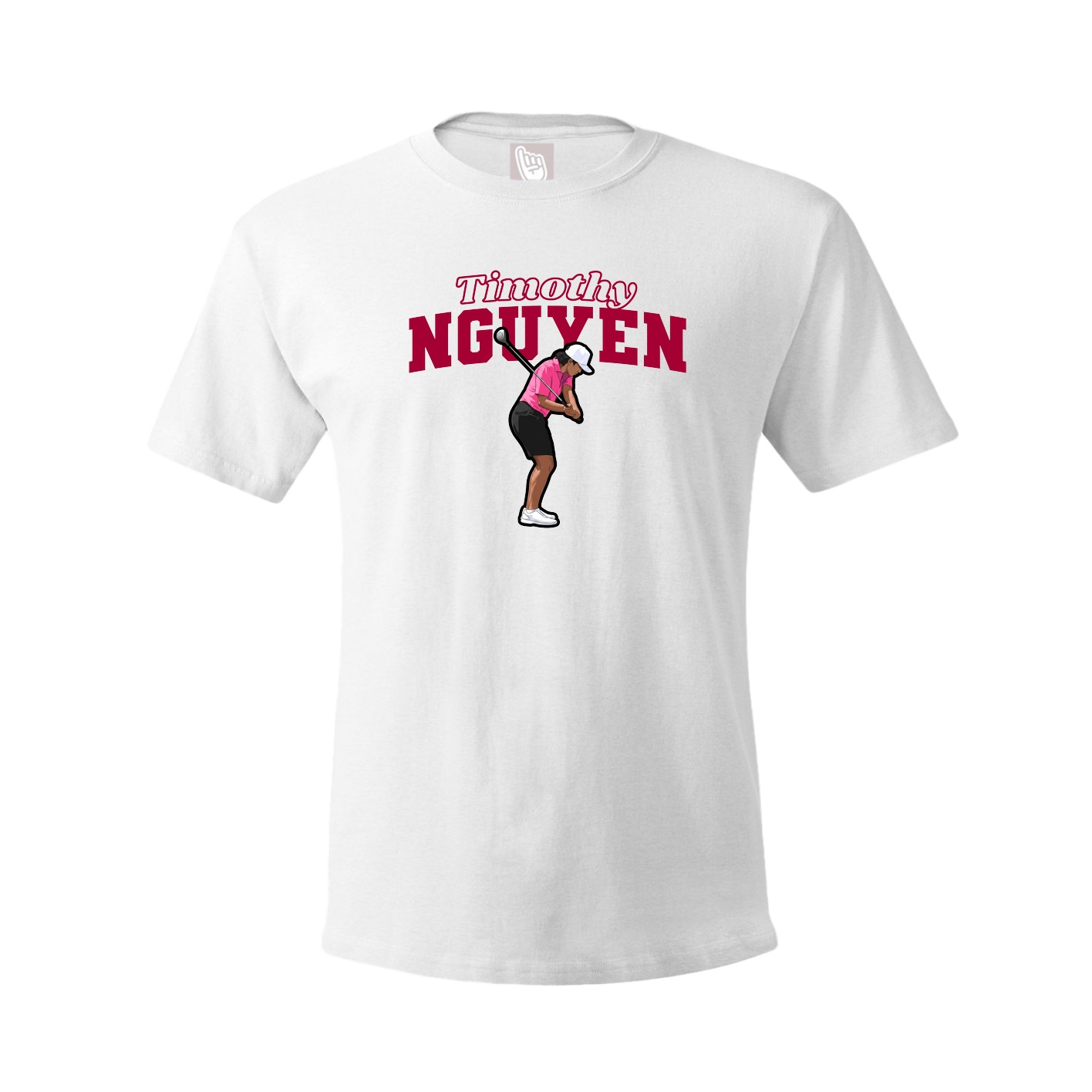 Tee — Name Arch in White