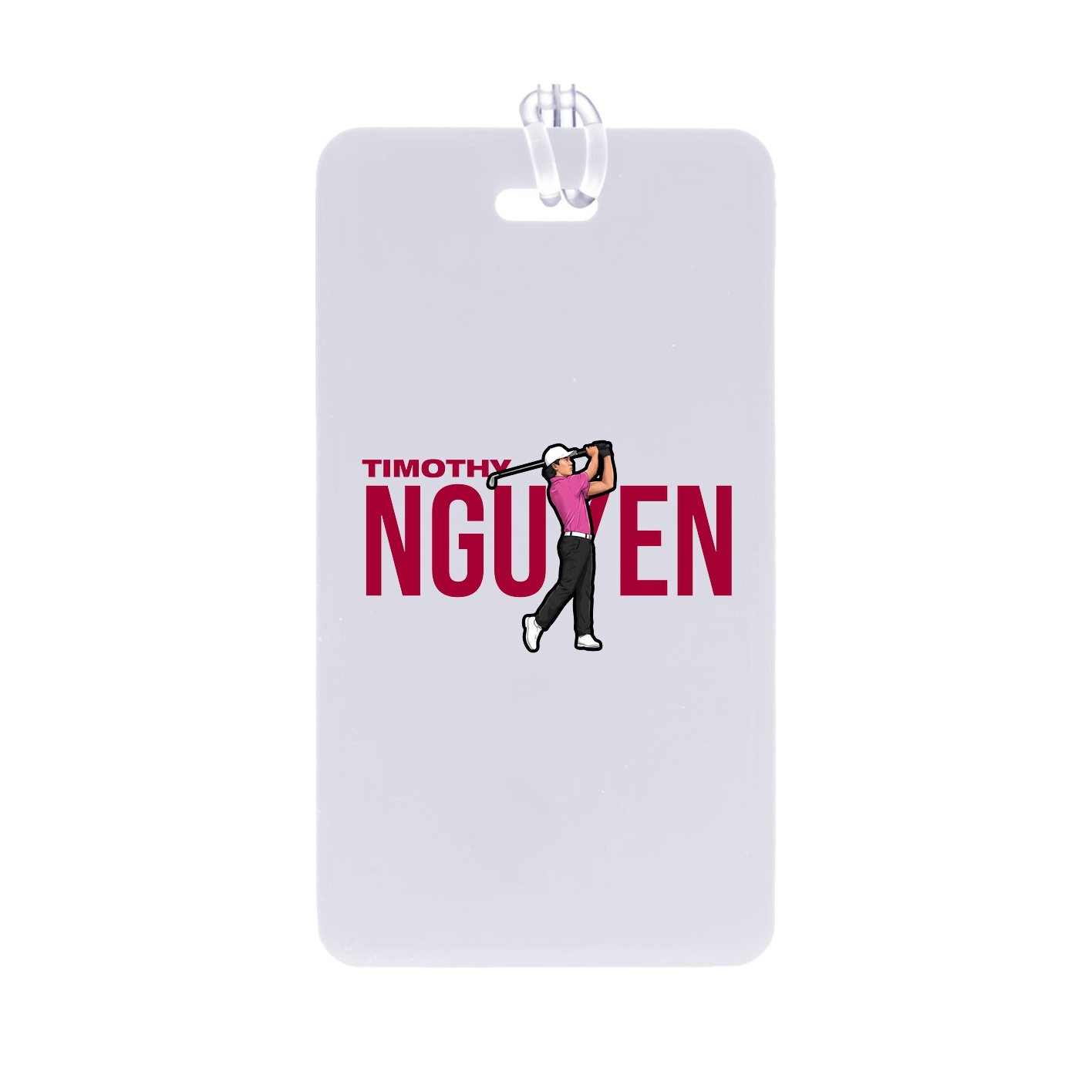 Bag Tag — Player Name in Classic