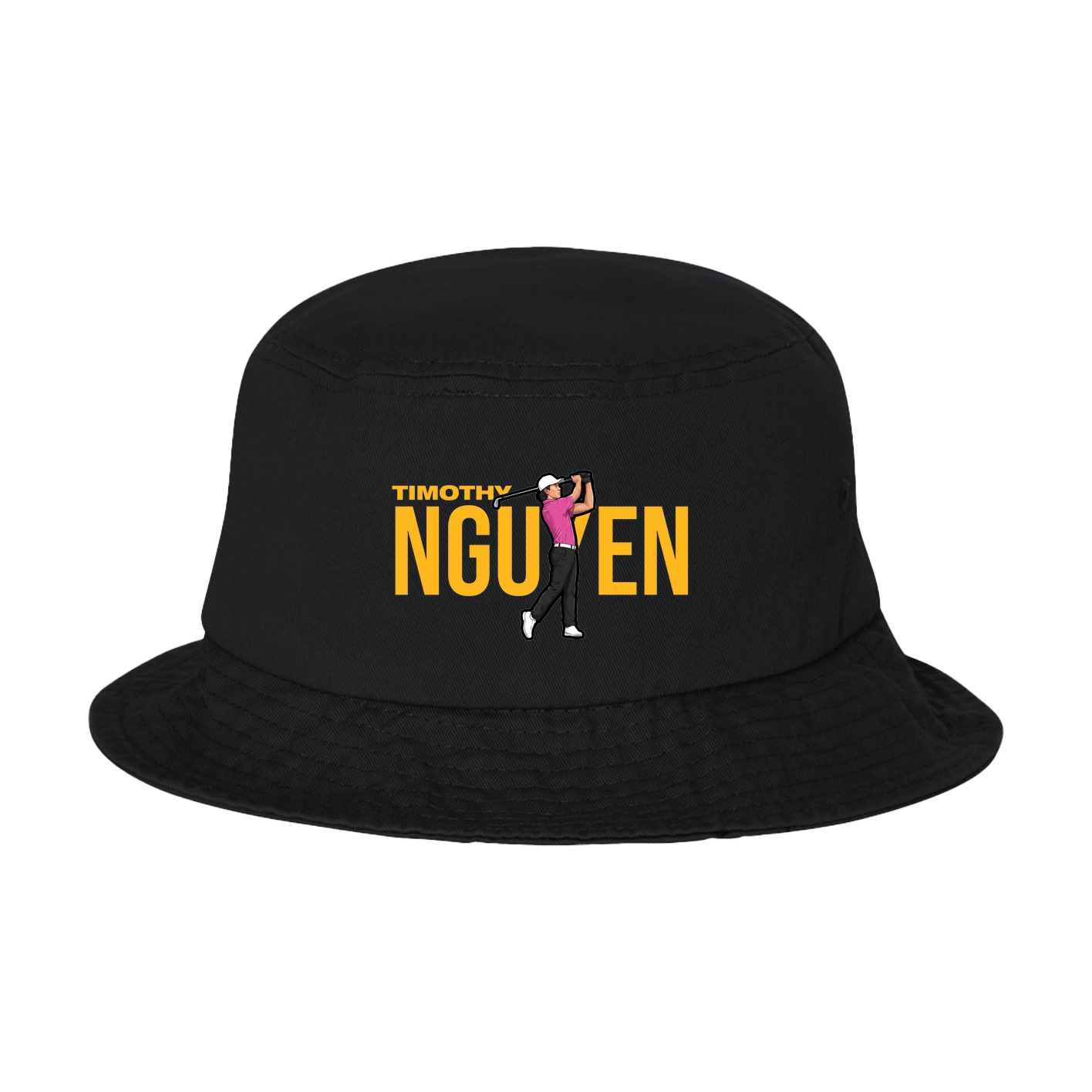Bucket Cap — Player Name in Black