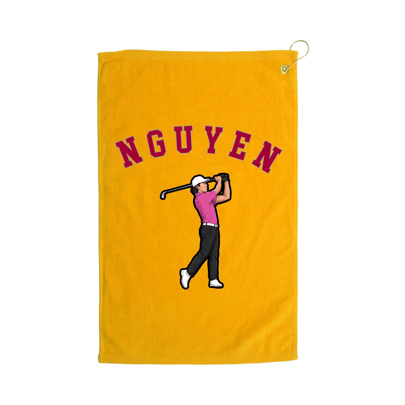 Golf Towel — Shirsey Arch in Gold
