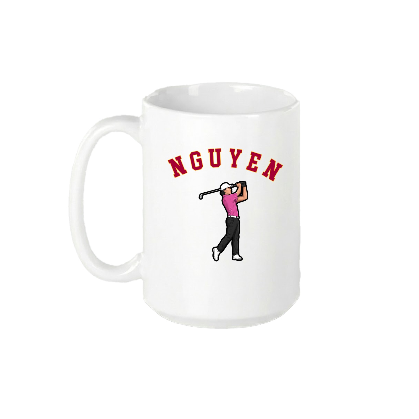 15oz Coffee Mug — Shirsey Arch in White