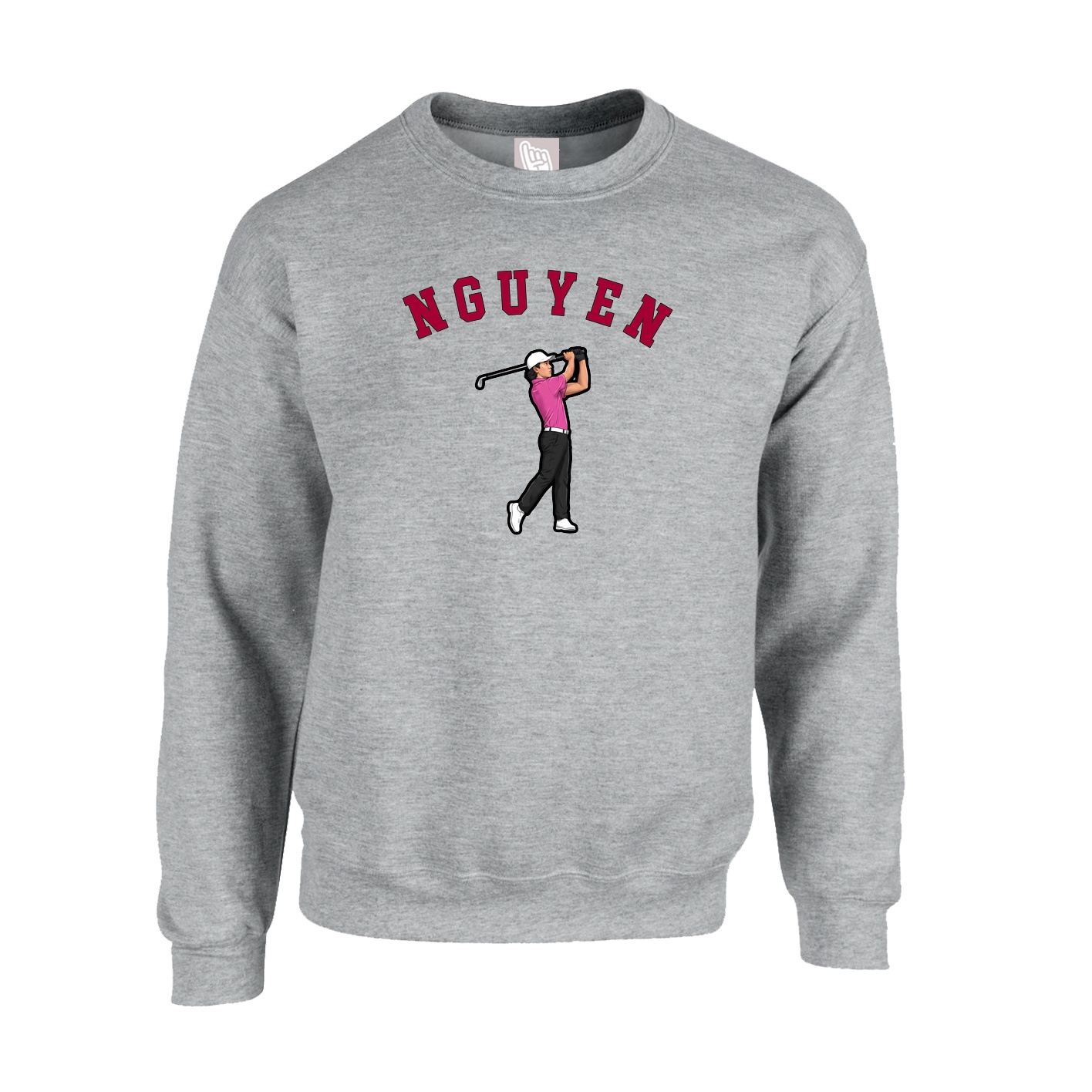 Fleece Crew — Shirsey Arch in Grey
