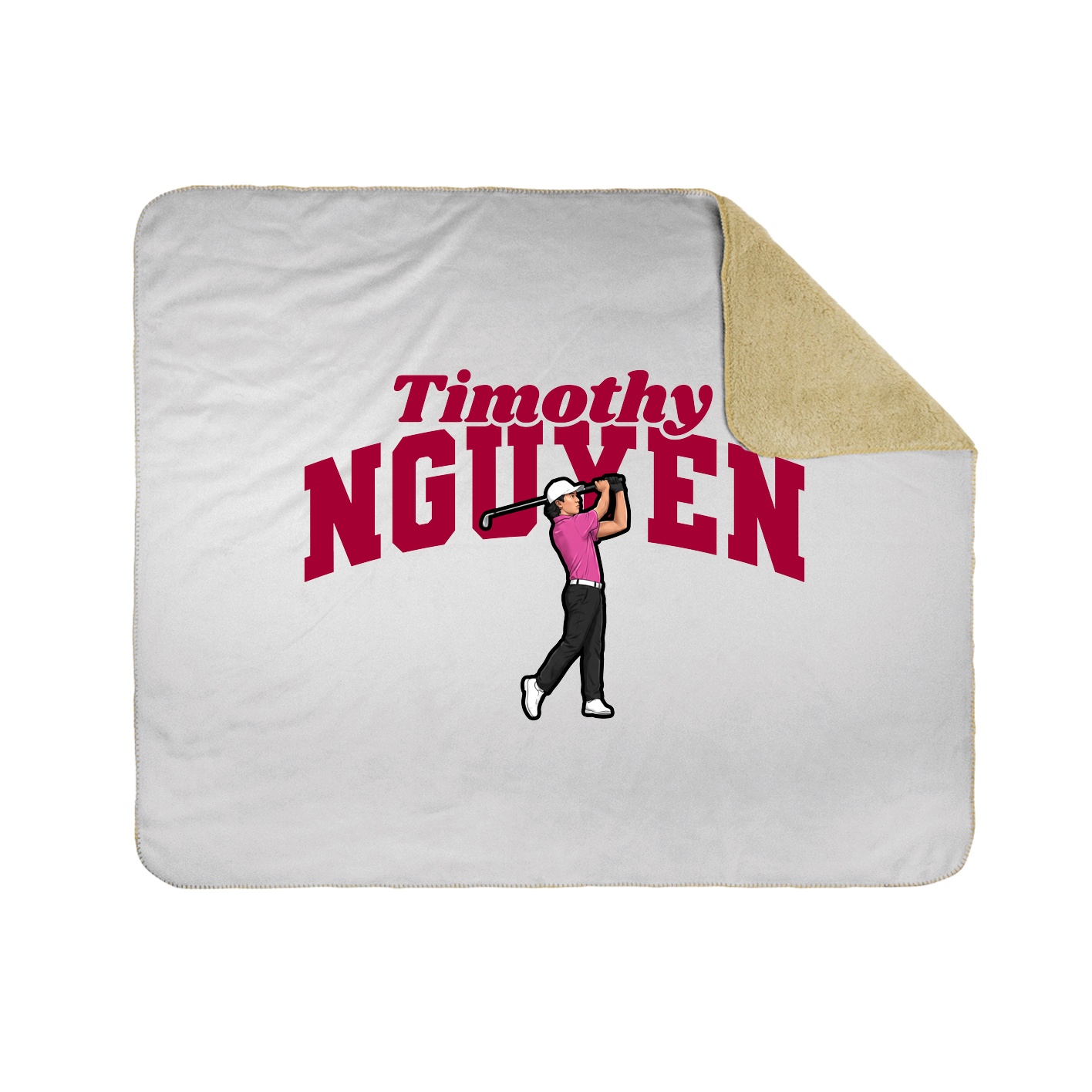 Throw Blanket — Signature Arch in White