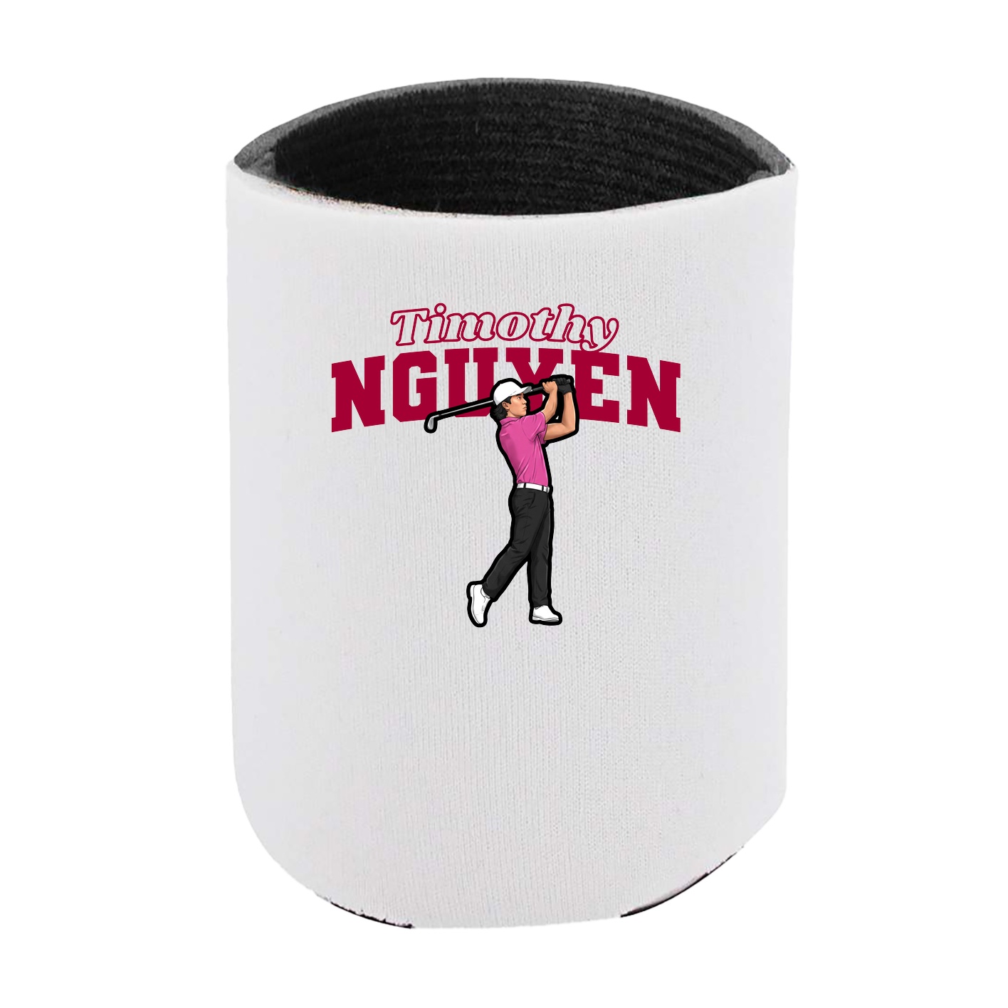 Can Holder — Name Arch in White