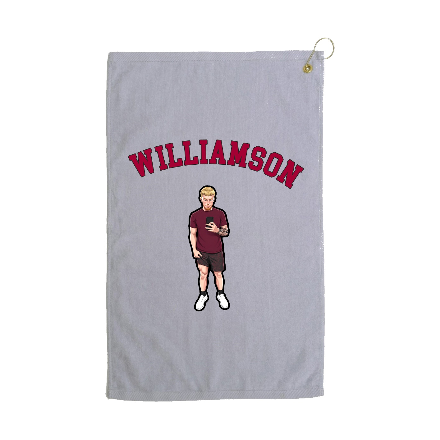 Golf Towel — Shirsey Arch in Grey