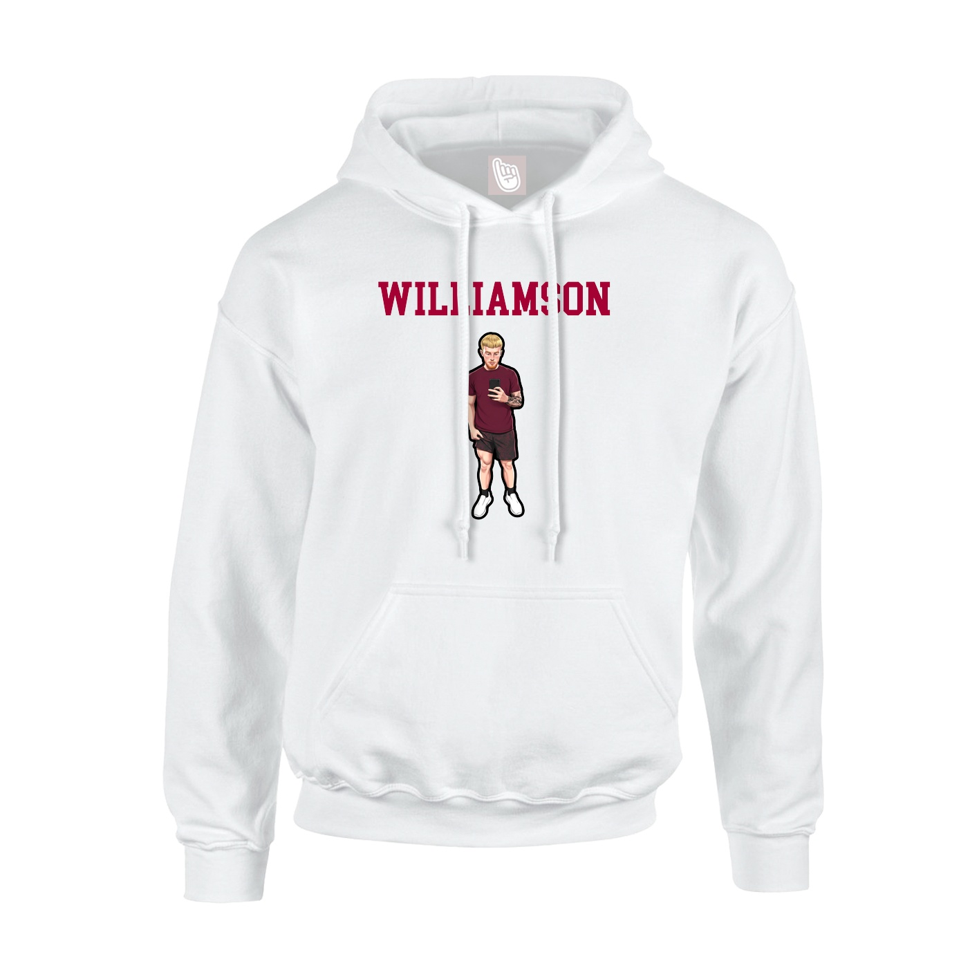 Youth Hoodie — Shirsey in White