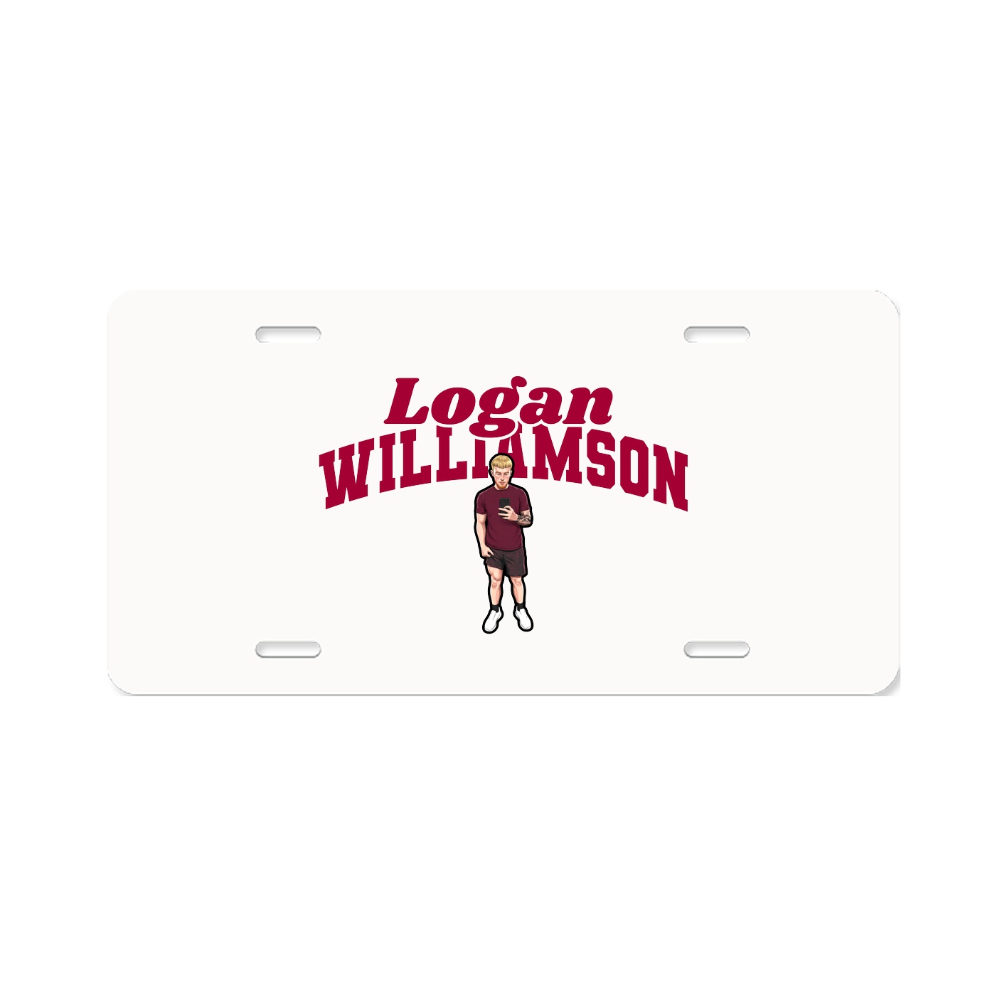 License Plate — Signature Arch in Classic