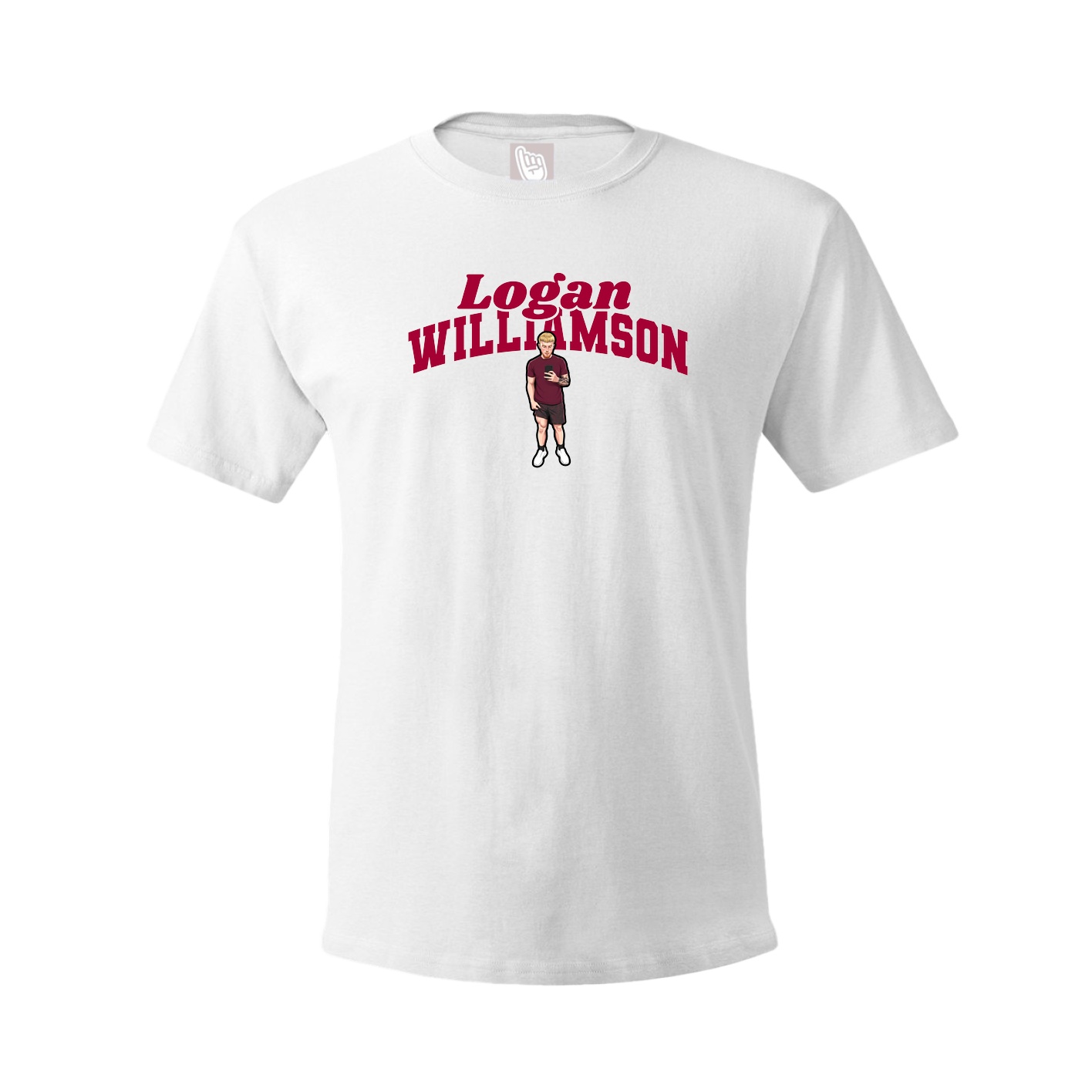 Youth Tee — Signature Arch in White