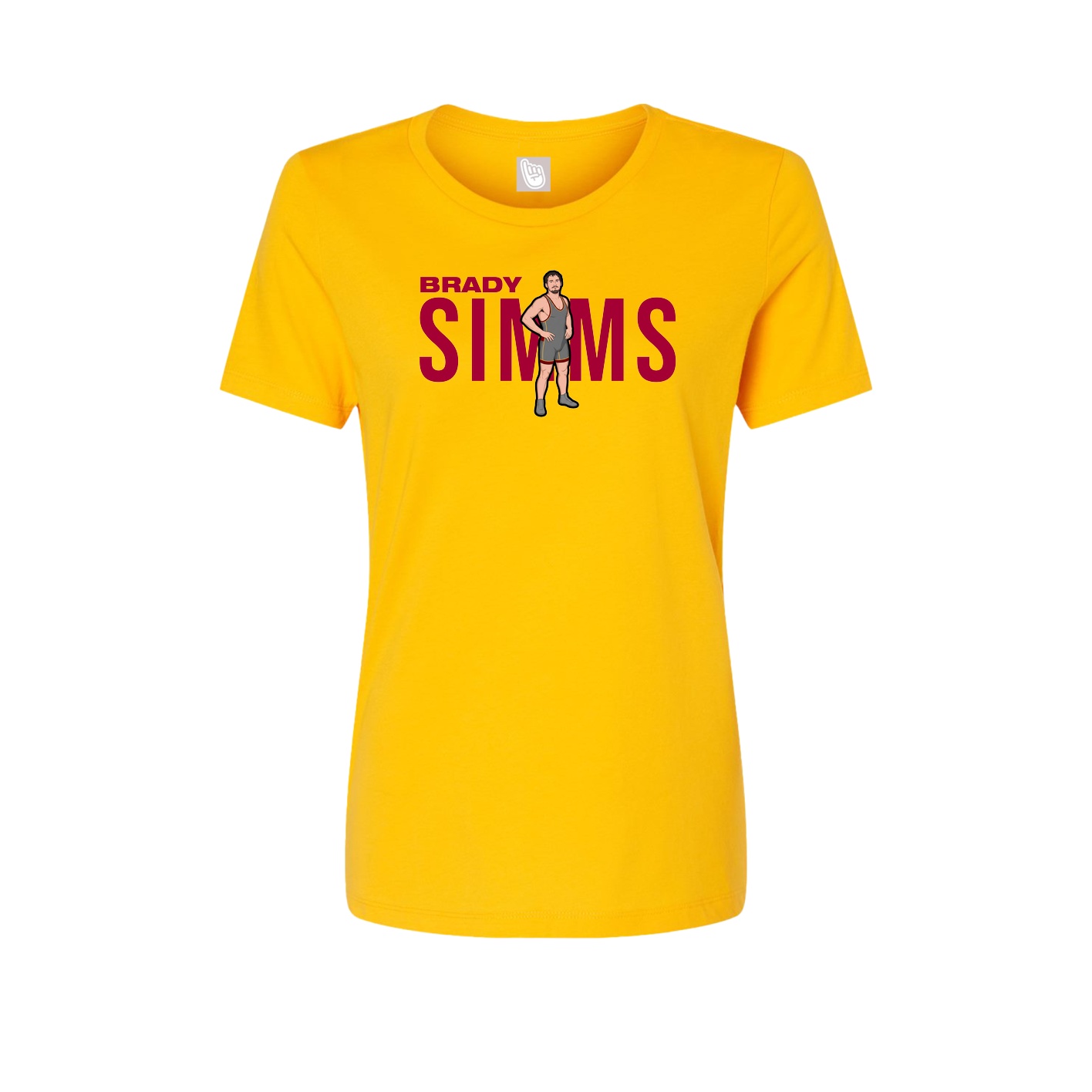 Fitted Women's Tee — Player Name in Gold