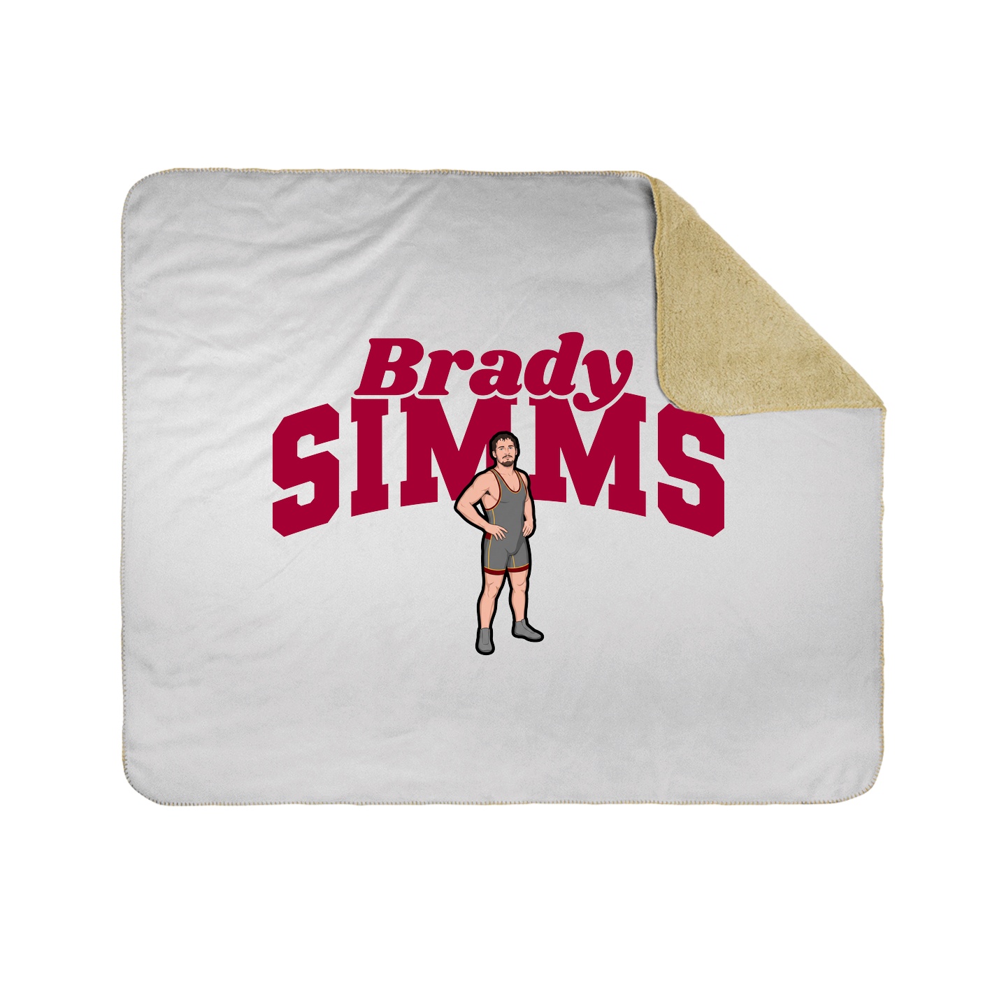 Throw Blanket — Signature Arch in White