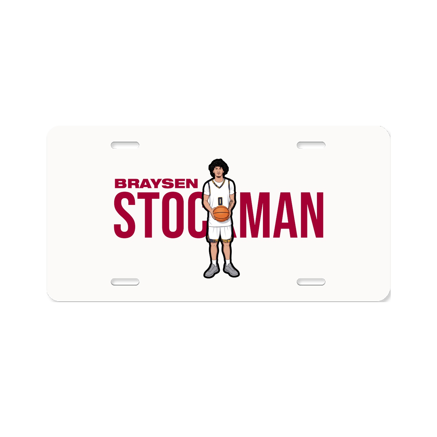 License Plate — Player Name in Classic