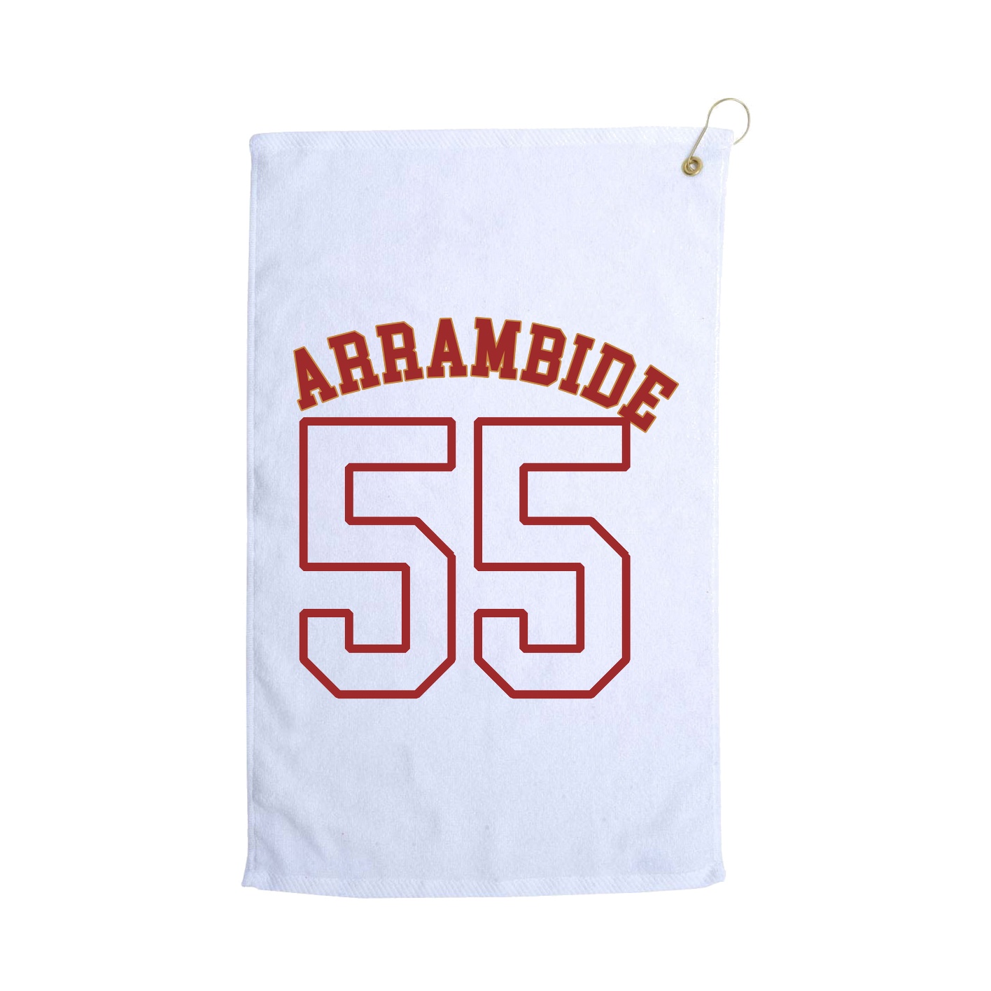 Golf Towel — Shirsey Arch in White