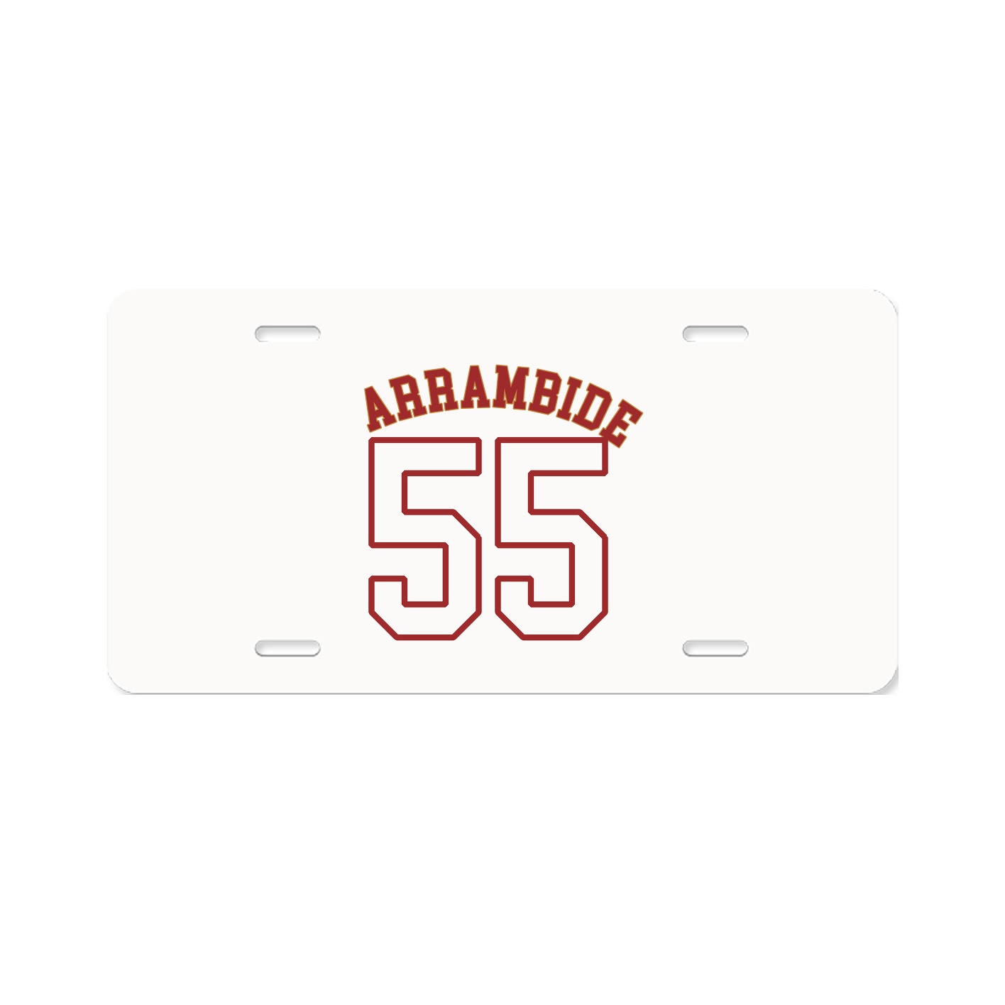 License Plate — Shirsey Arch in Classic