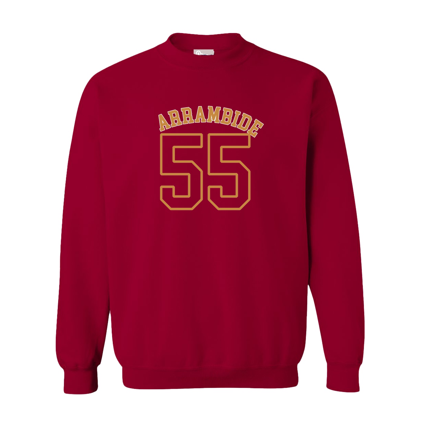 Fleece Crew — Shirsey Arch in Cardinal