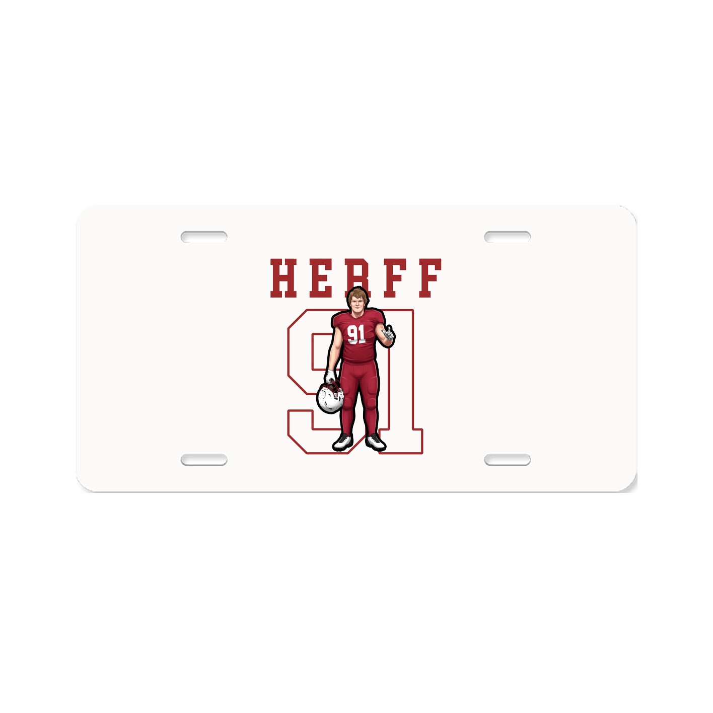 License Plate — Shirsey in Classic