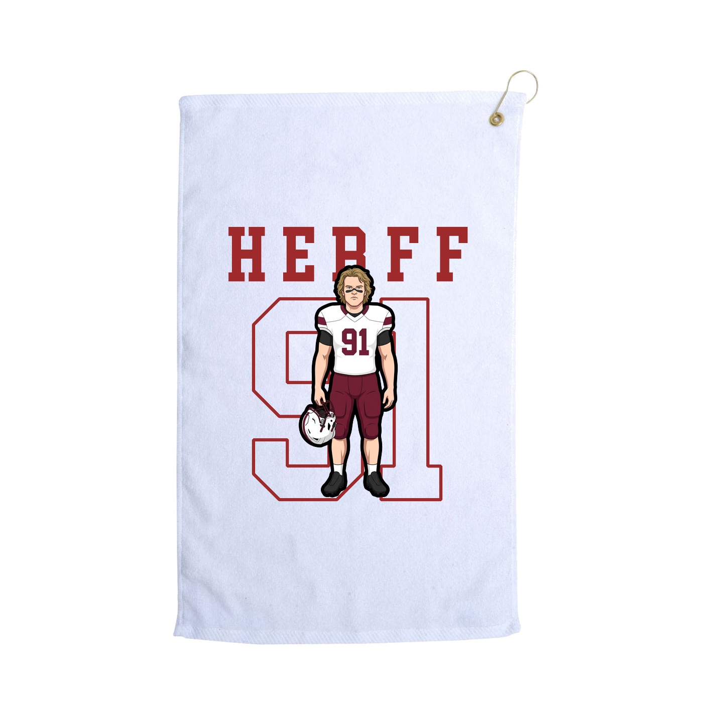 Golf Towel — Shirsey in White