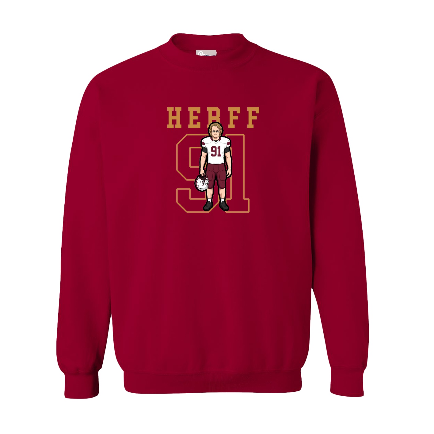 Fleece Crew — Shirsey in Cardinal