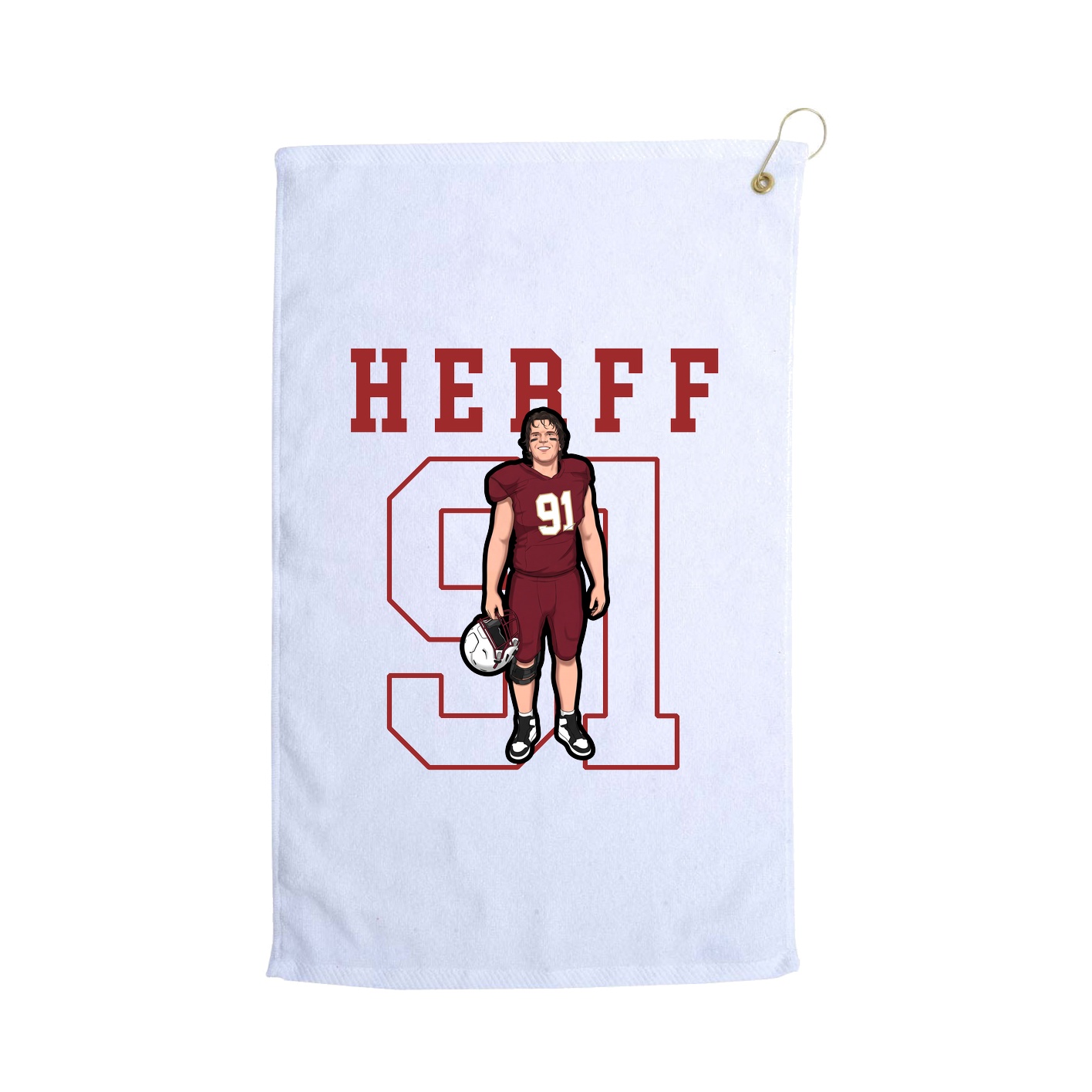 Golf Towel — Shirsey in White
