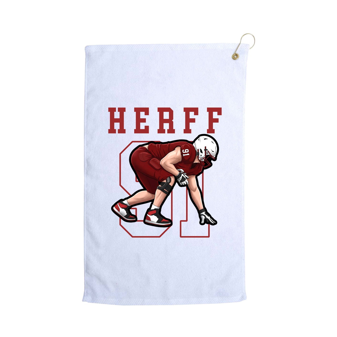 Golf Towel — Shirsey in White