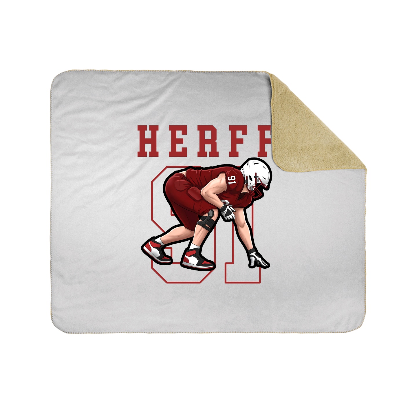 Throw Blanket — Shirsey in White