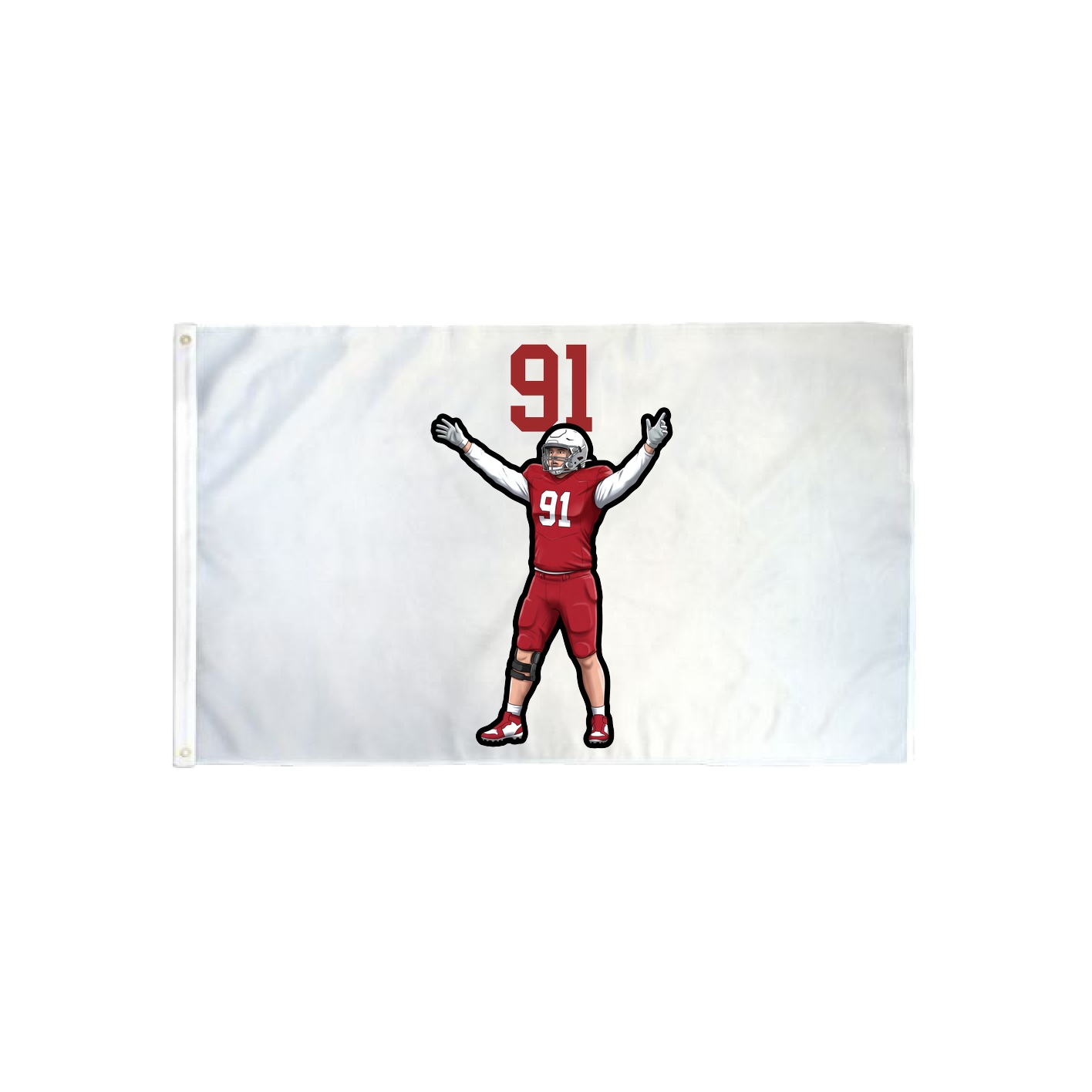 3x5 Flag — Number Top in Classic