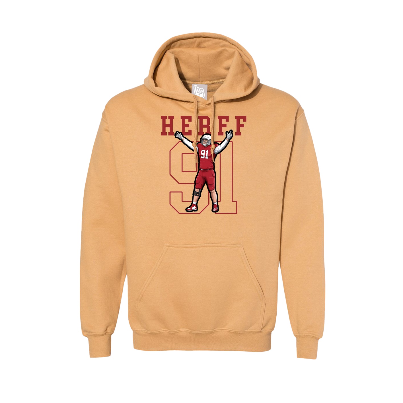 Hoodie — Shirsey in Vegas Gold