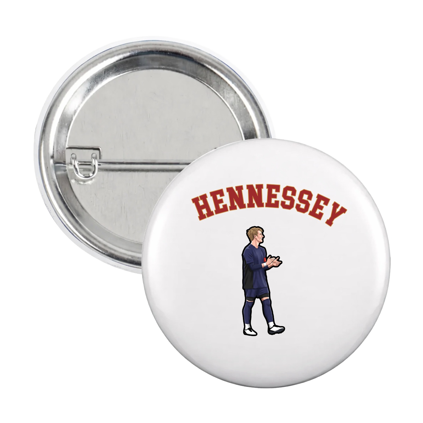 Game Day Button — Shirsey Arch in White