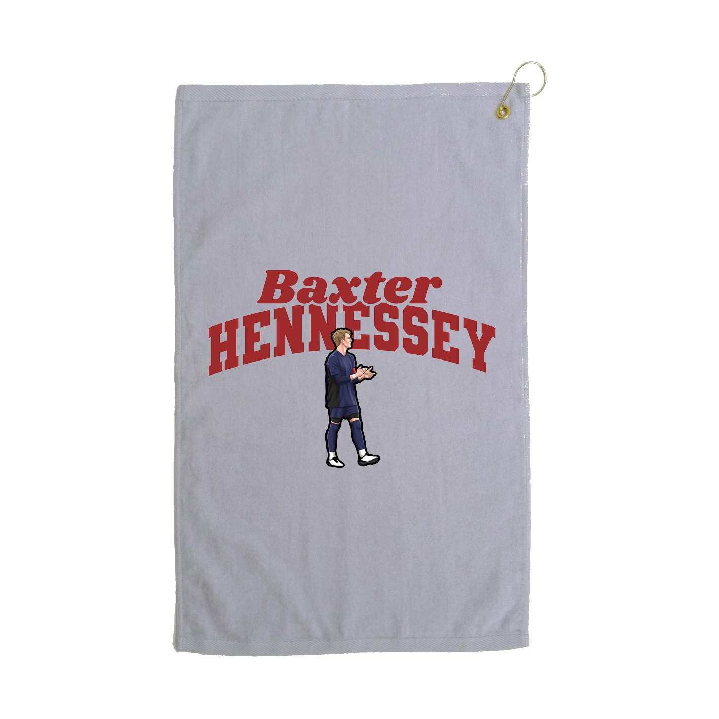 Golf Towel — Signature Arch in Grey