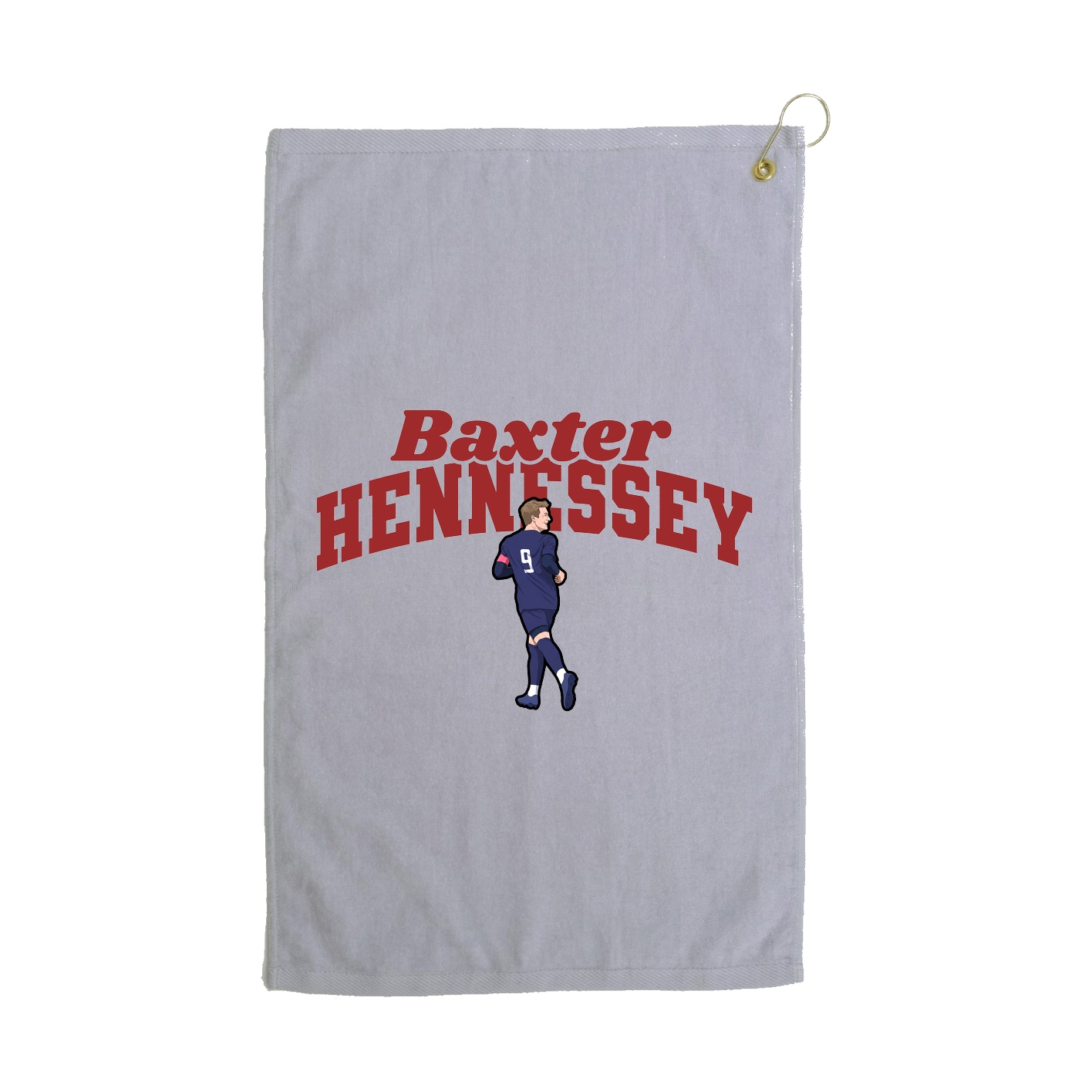 Golf Towel — Signature Arch in Grey