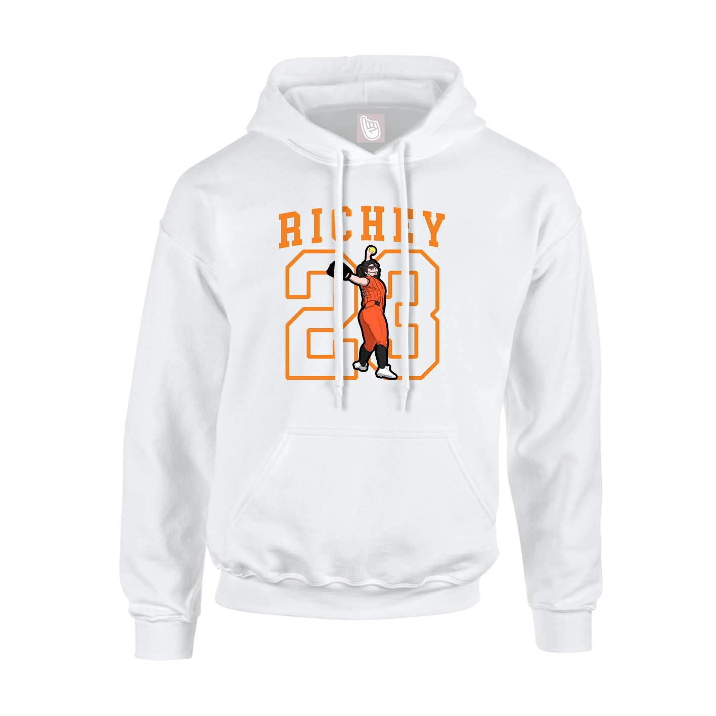 Hoodie — Shirsey in White
