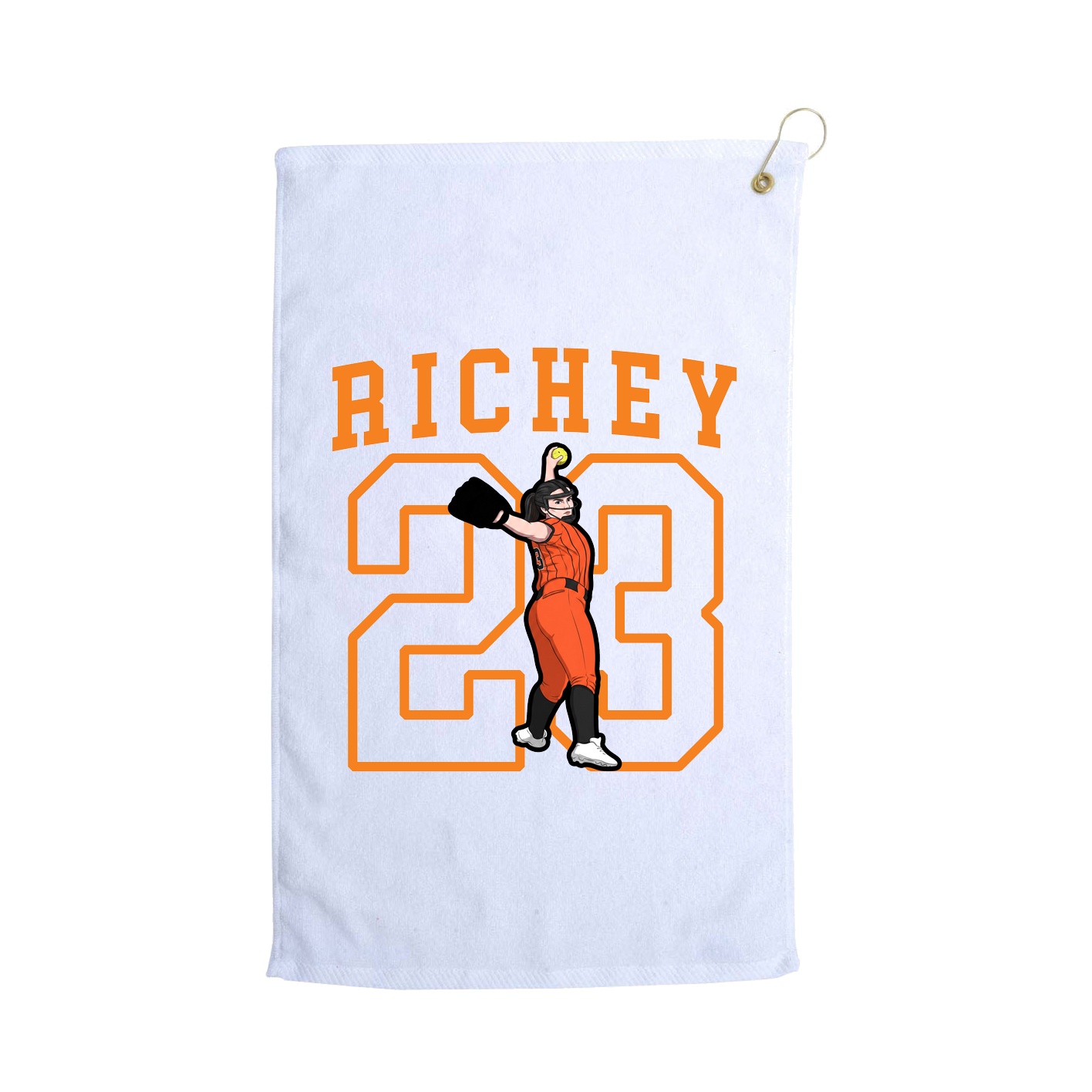 Golf Towel — Shirsey in White