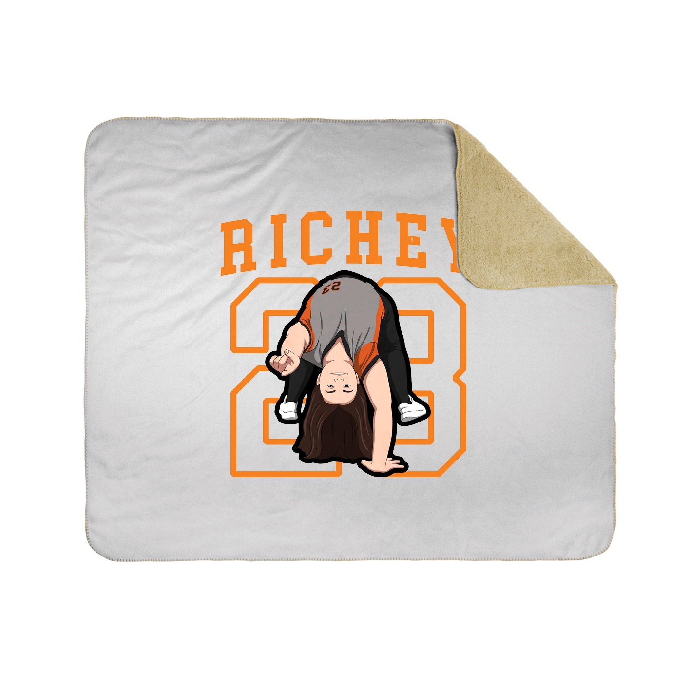 Throw Blanket — Shirsey in White