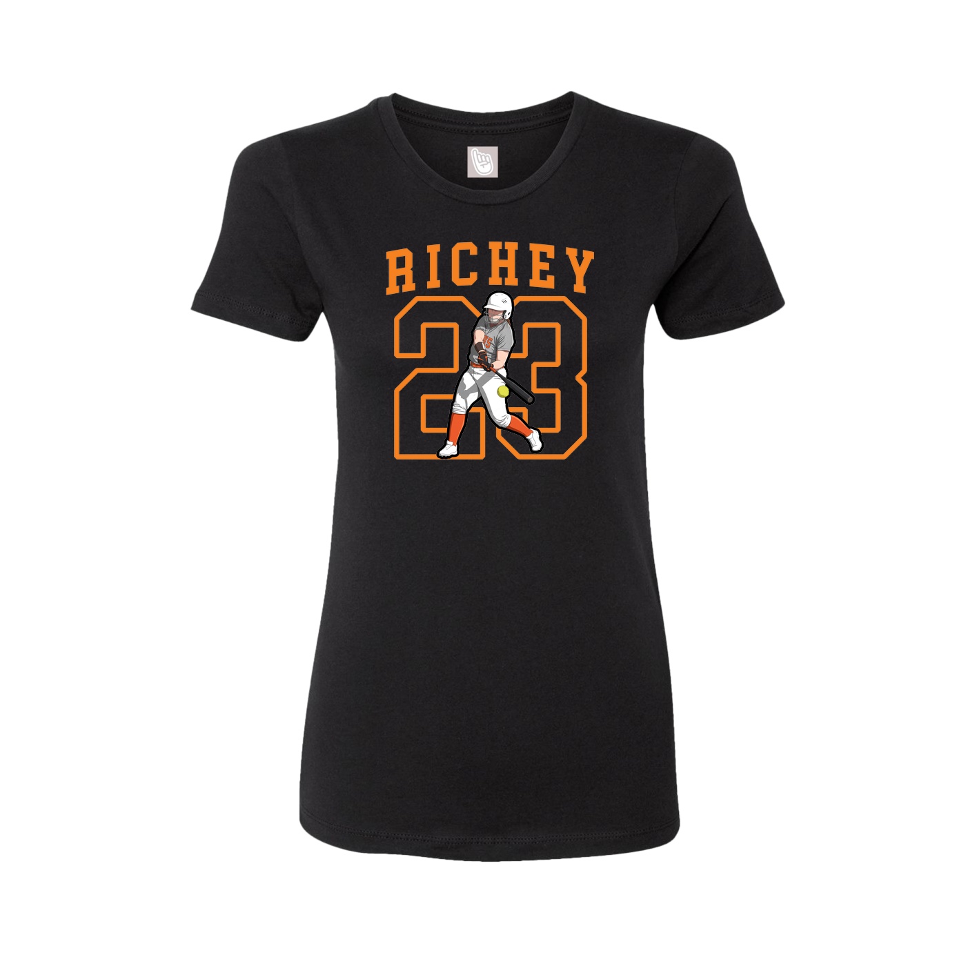 Fitted Women's Tee — Shirsey in Black