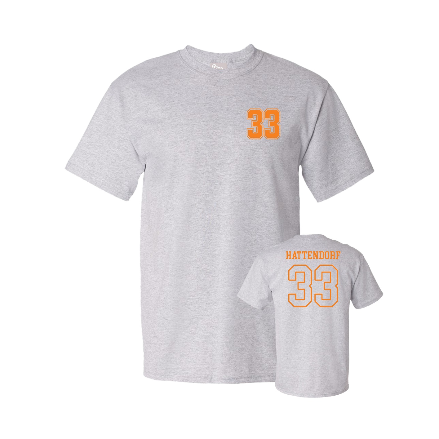 Tee — Chest Back in Grey