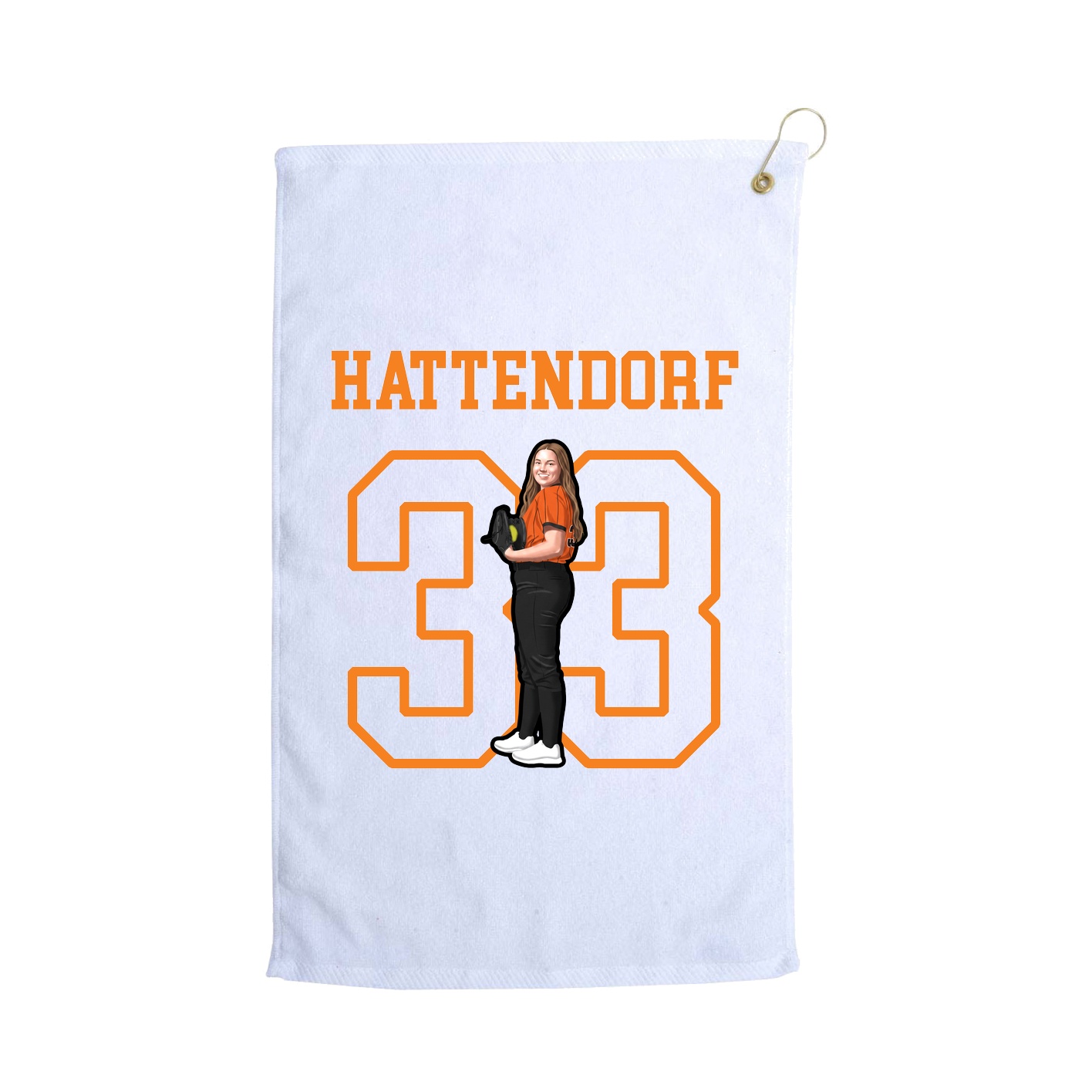 Golf Towel — Shirsey in White