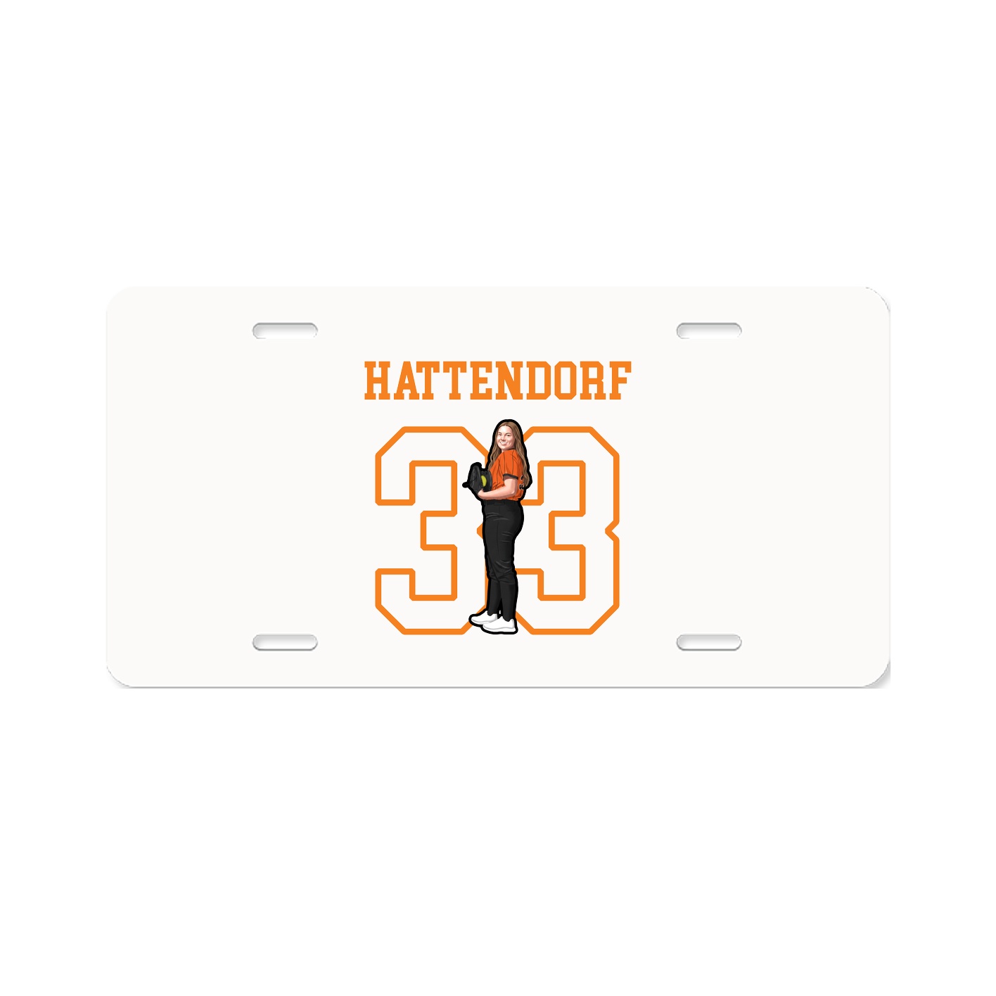 License Plate — Shirsey in Classic