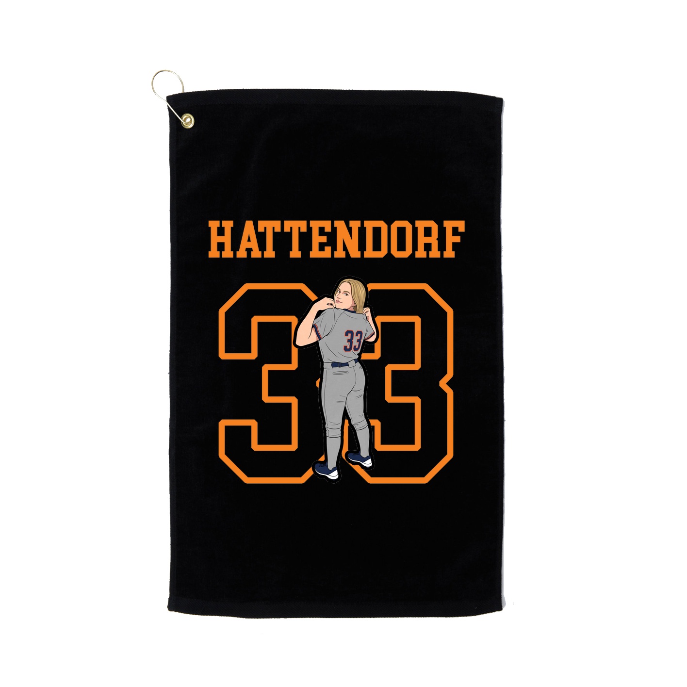 Golf Towel — Shirsey in Black