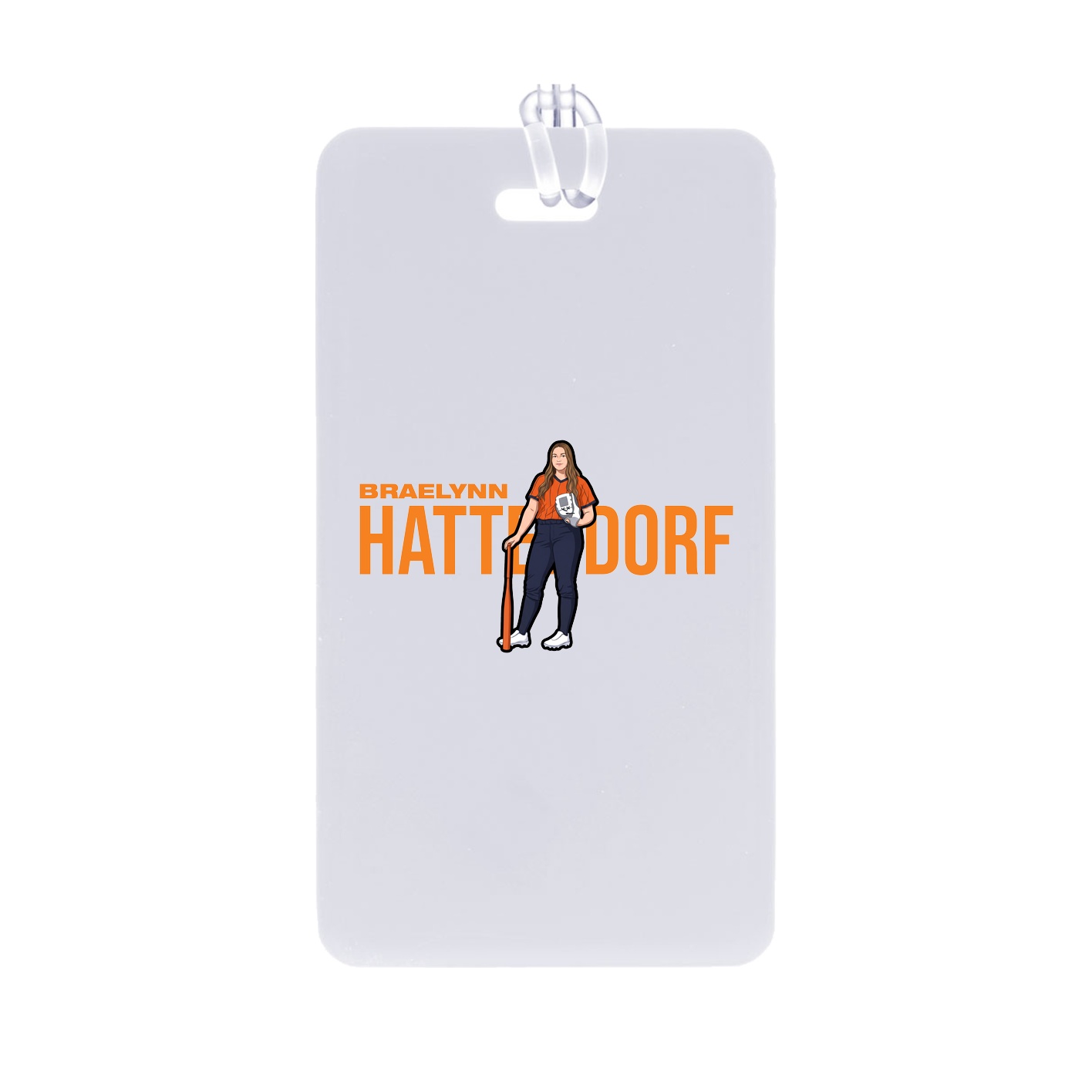 Bag Tag — Player Name in Classic