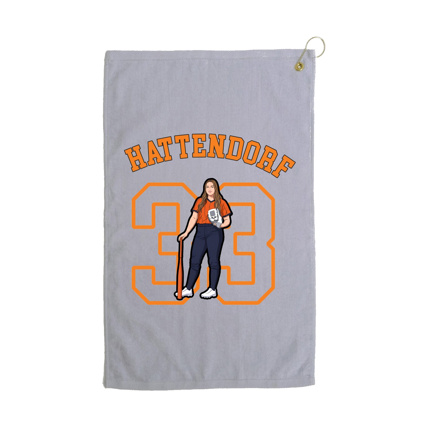 Golf Towel — Shirsey Arch in Grey
