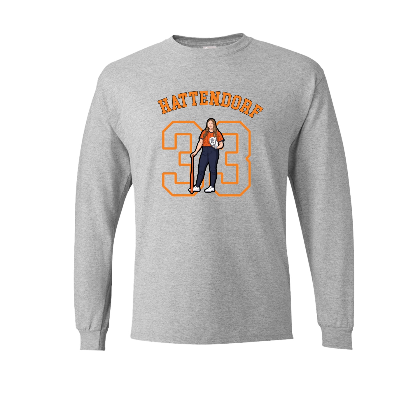 Long Sleeve Tee — Shirsey Arch in Grey