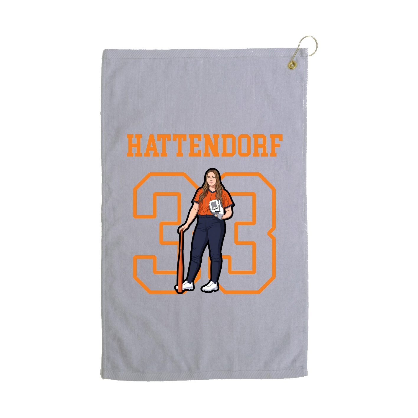 Golf Towel — Shirsey in Grey