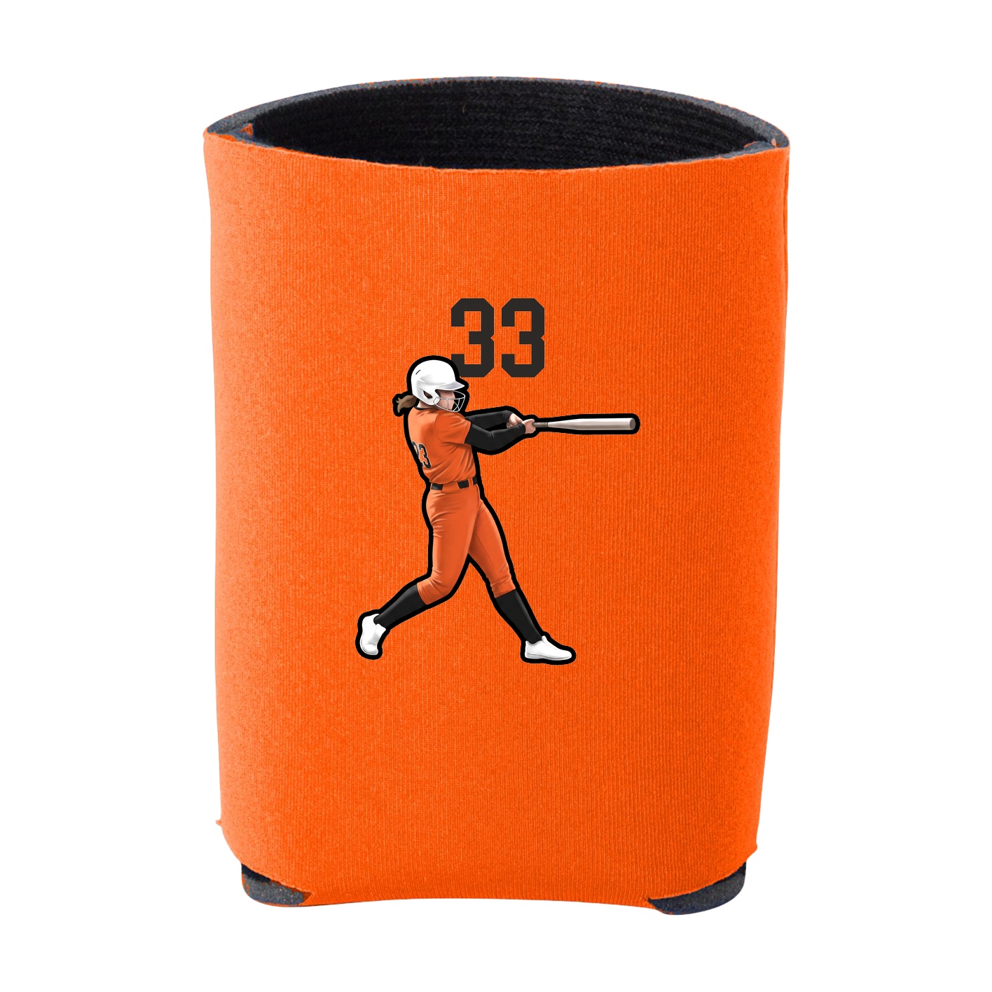 Can Holder — Number Top in Orange