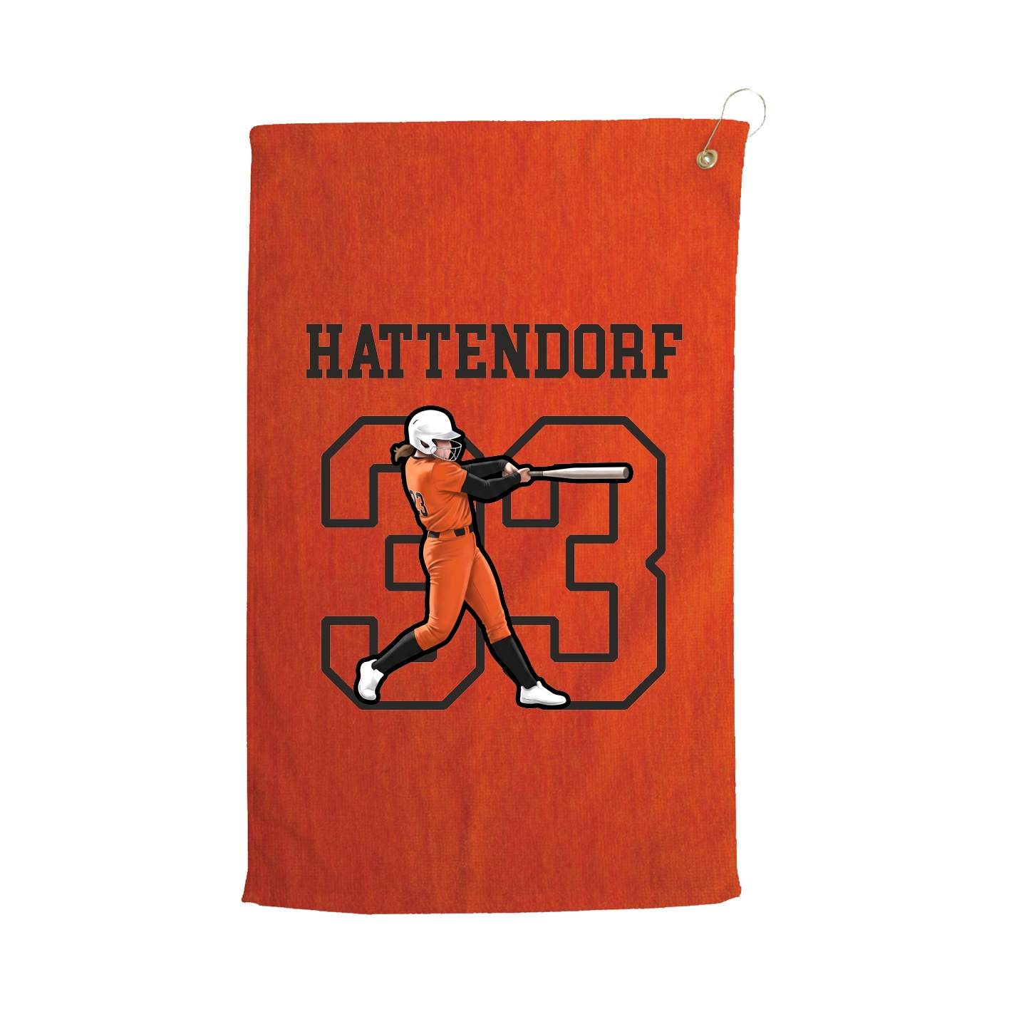 Golf Towel — Shirsey in Orange