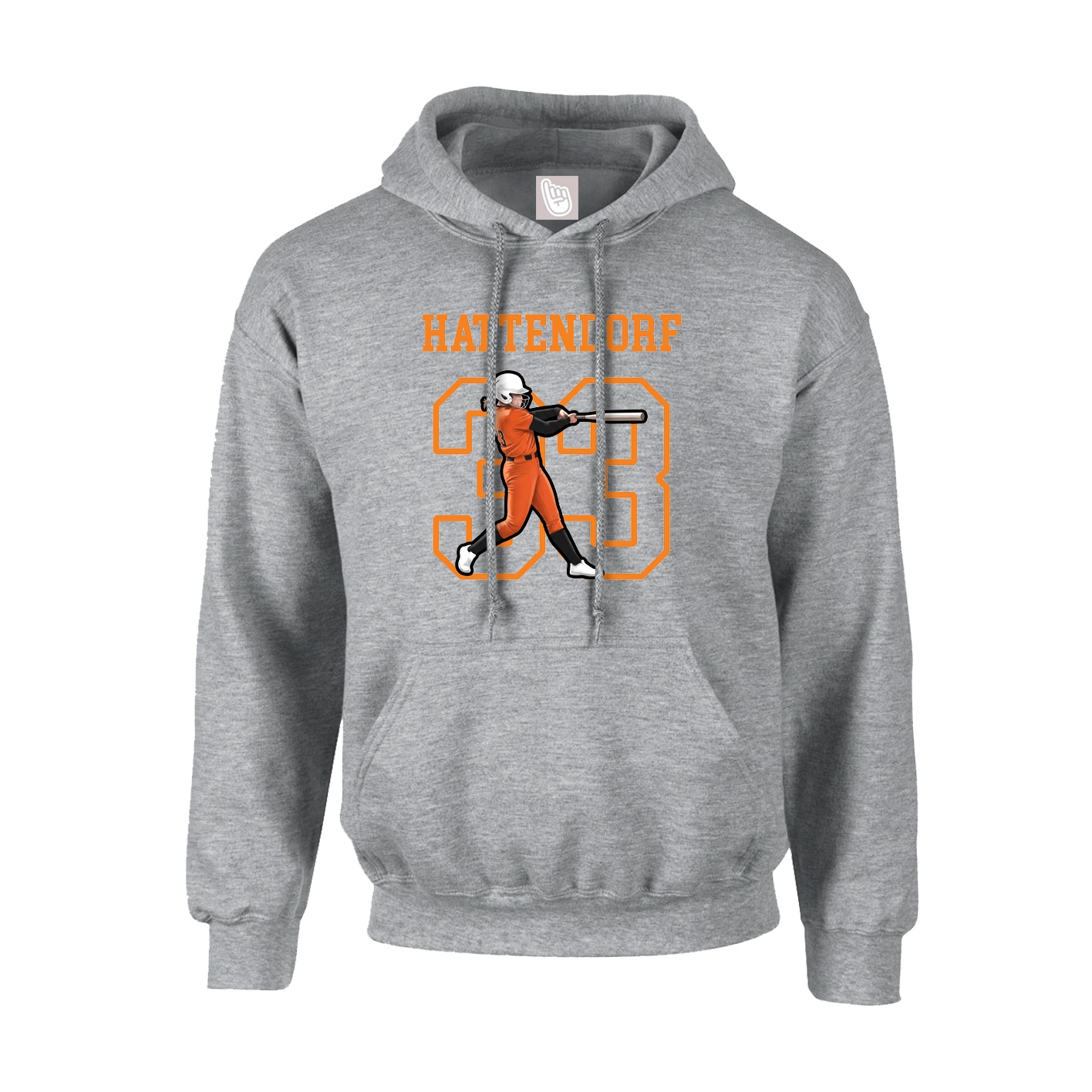 Hoodie — Shirsey in Grey