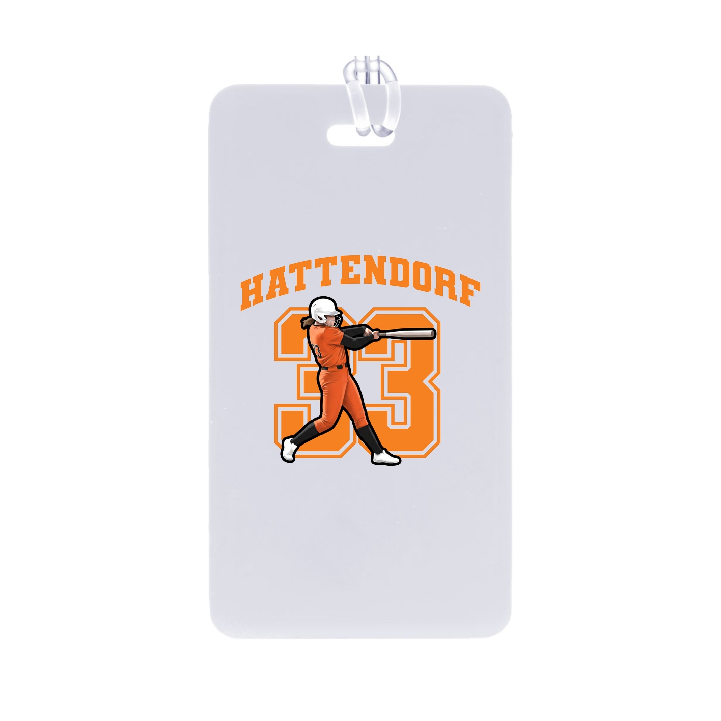 Bag Tag — Number in Classic