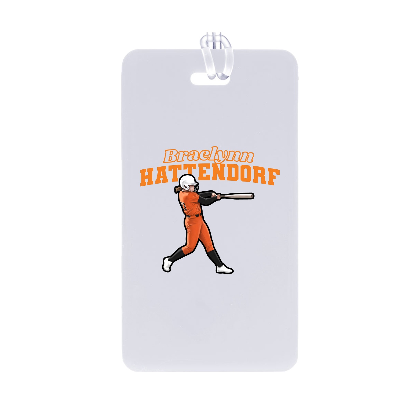 Bag Tag — Name Arch in Classic