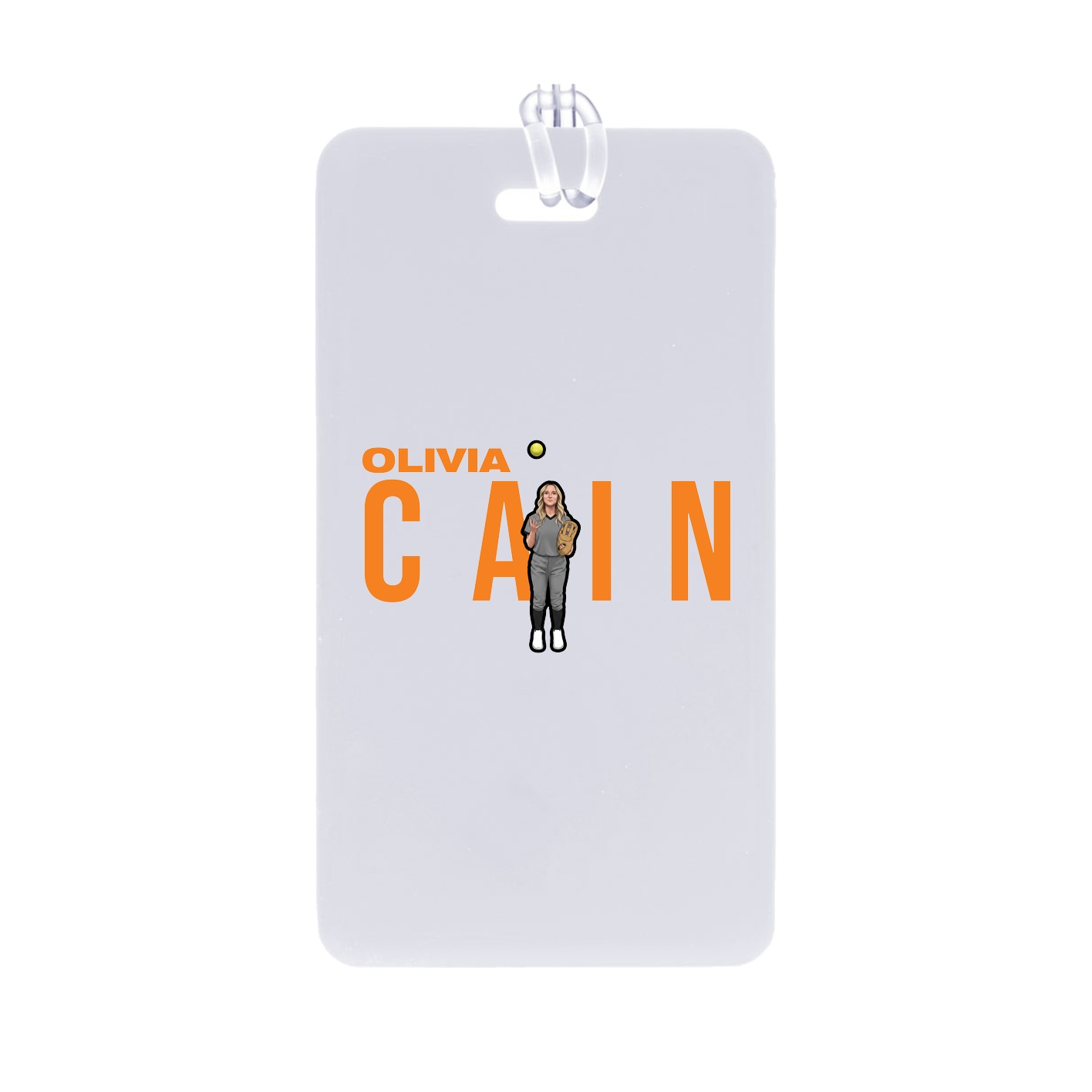 Bag Tag — Player Name in Classic