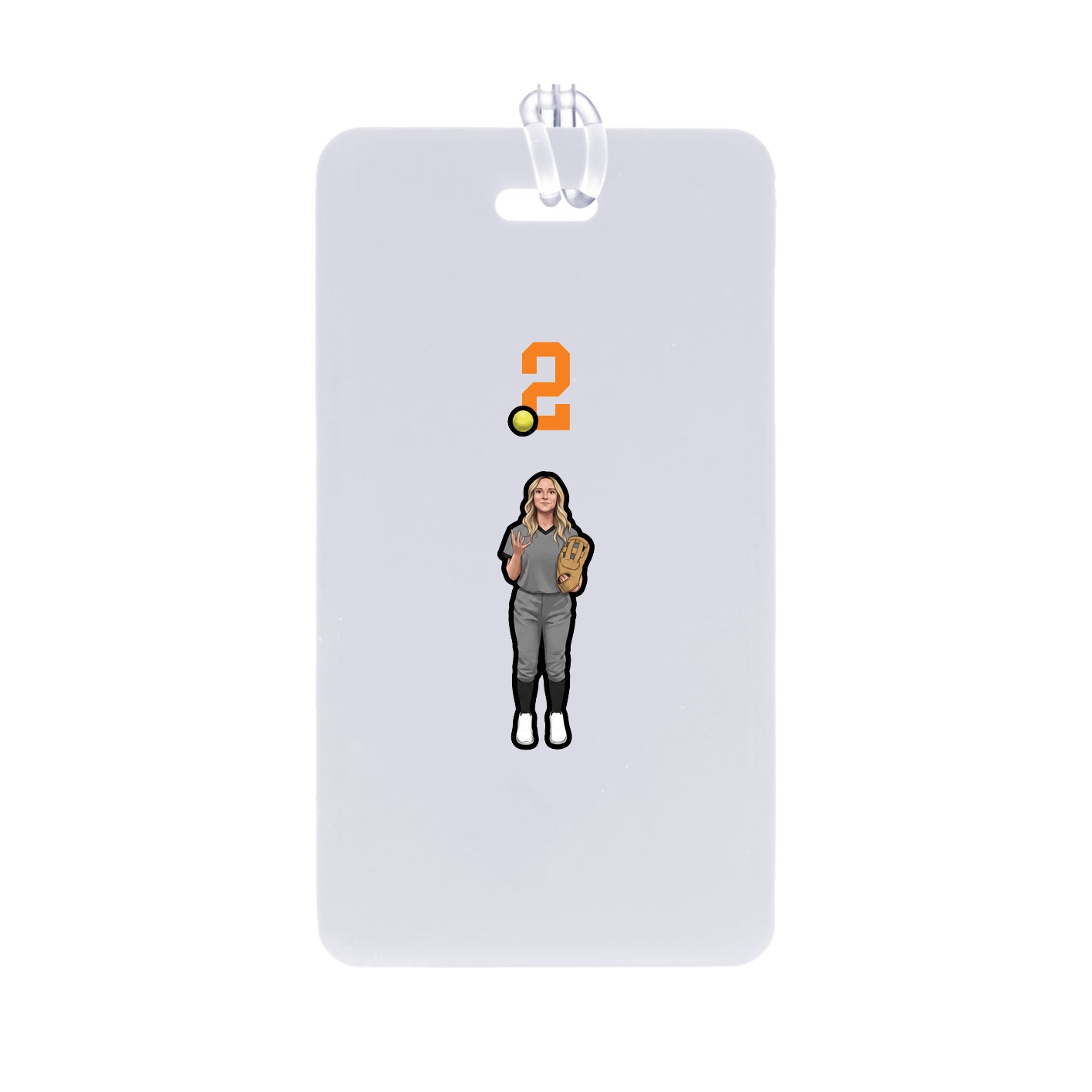 Bag Tag — Number Top in Classic